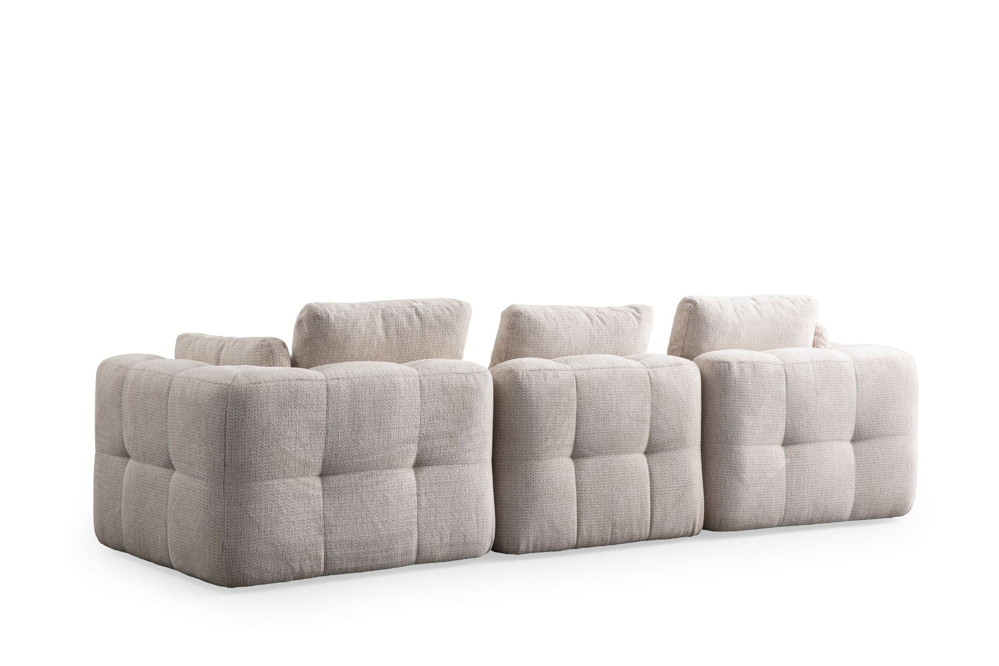 Amaris 3-sits - Beige 3-sits soffa