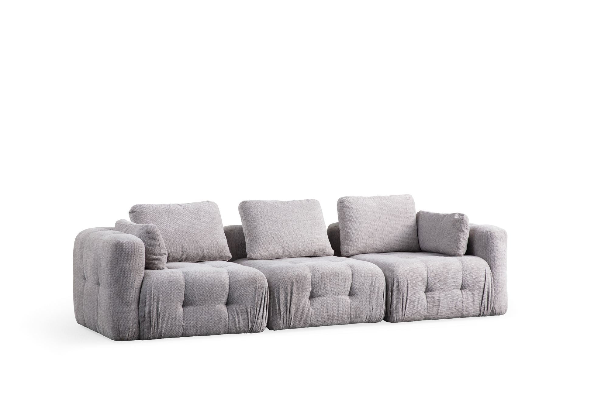 Amaris 3-sits - Ljusgrå 3-sits soffa