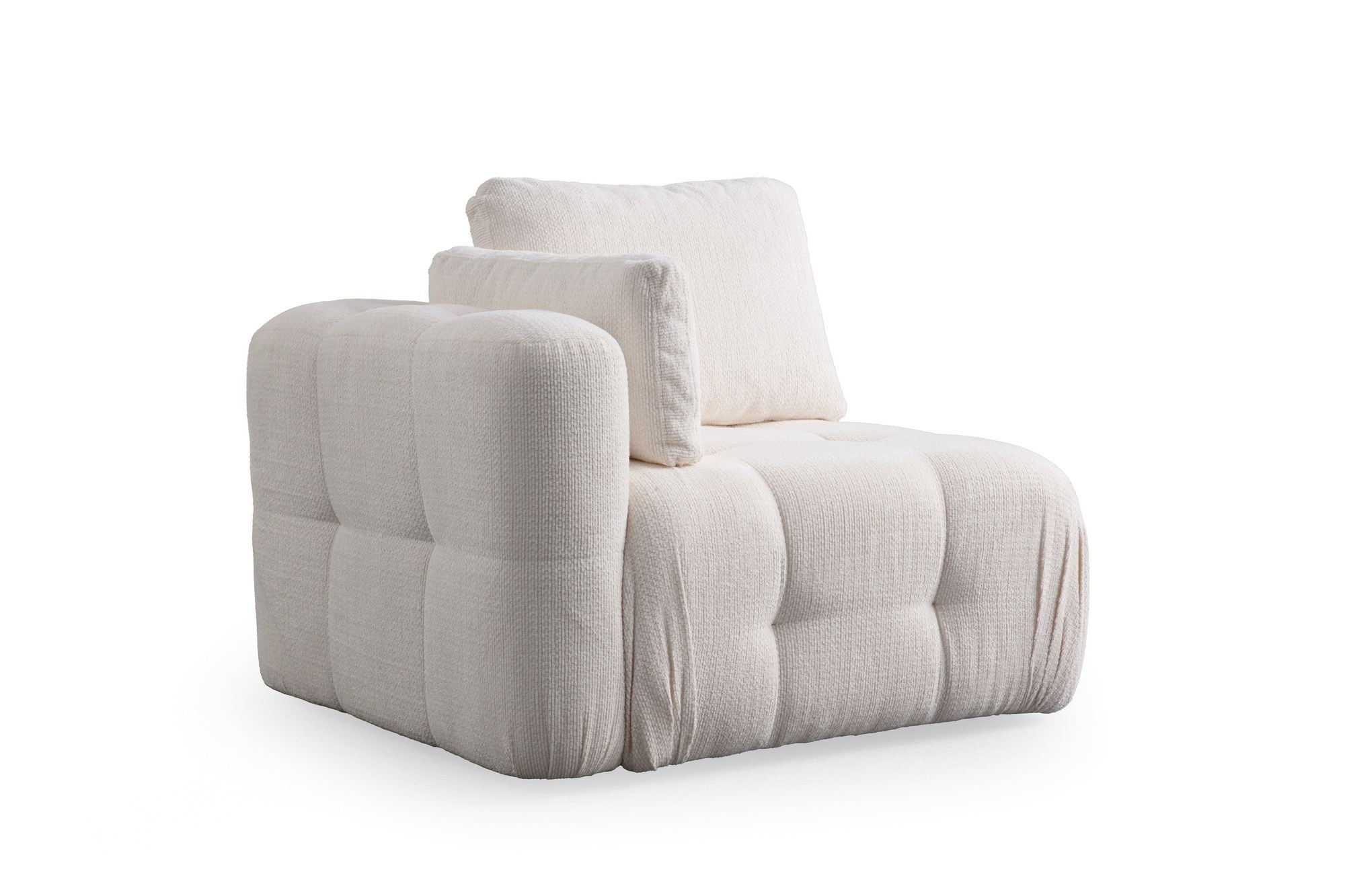 Amaris 3-sits - Vit 3-sits soffa