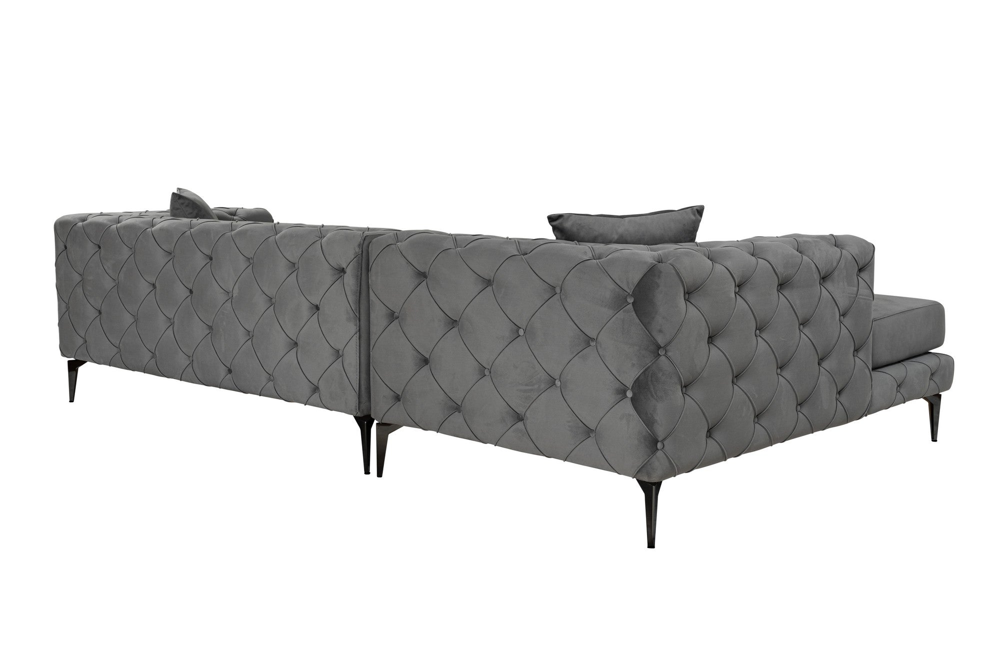 Como Eco Left - Anthracite, Black Hörnsoffa