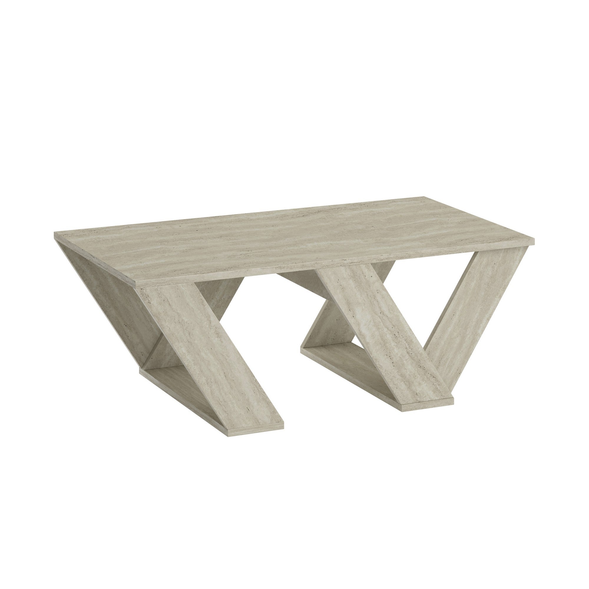 Pipra - Travertin Kaffe Bord