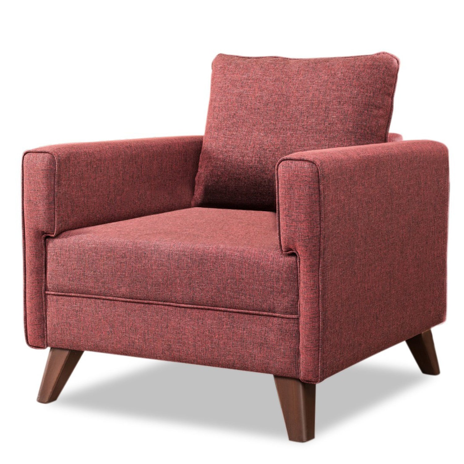 Bella Fåtölj - Kvast Röda 1-Sits Soffa