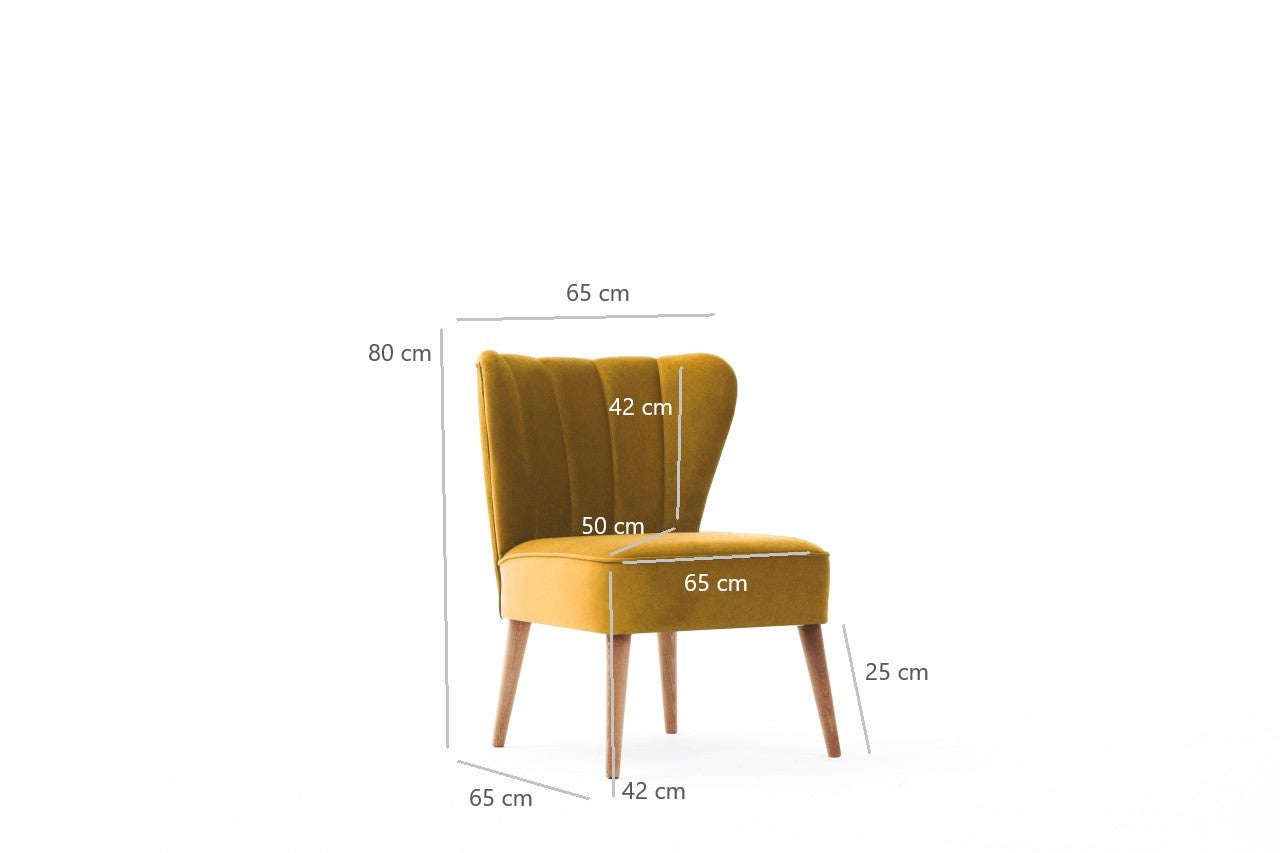 Layla - Guld Wing Chair