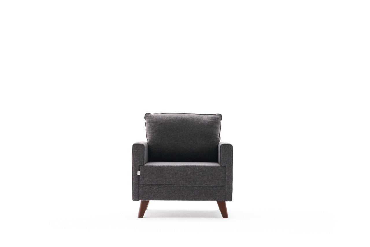 Bella Fåtölj - Antracit 1-Sits Soffa