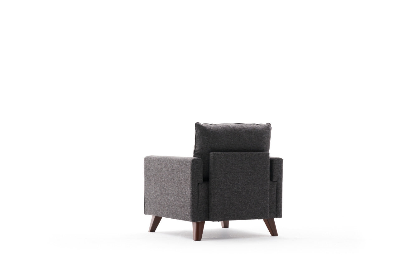 Bella Fåtölj - Antracit 1-Sits Soffa