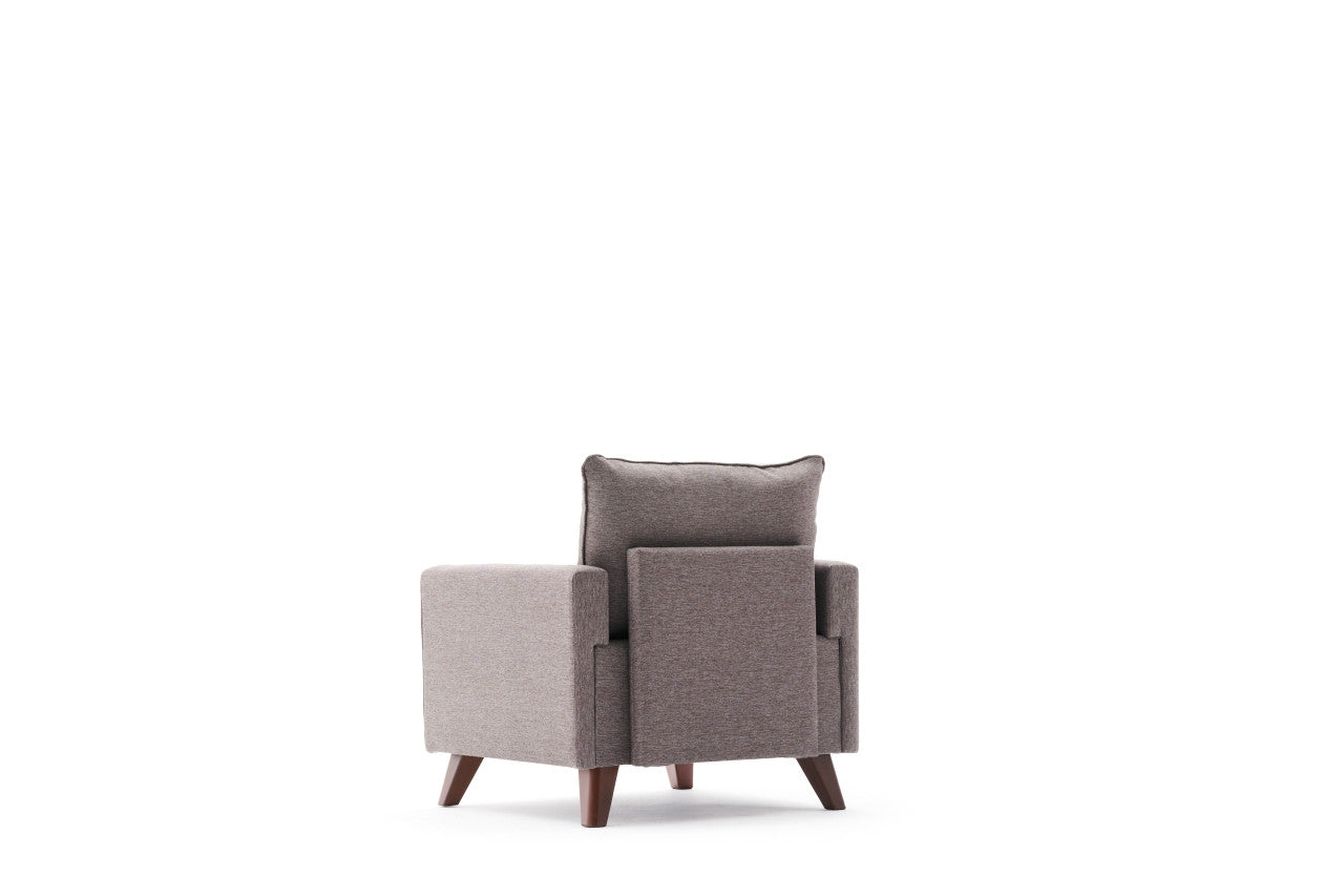 Bella Fåtölj - Brun 1-Sits Soffa