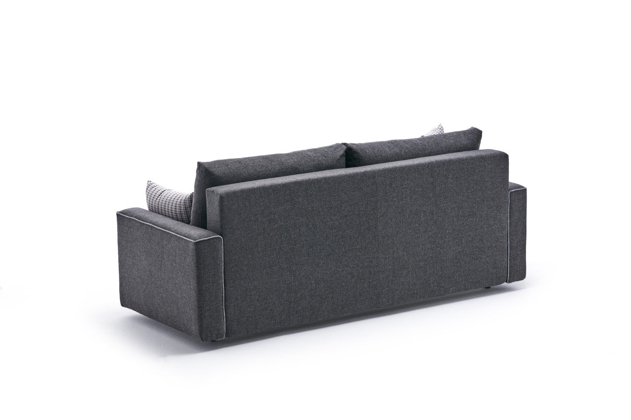 Ece - Antracit 3-sits sängsoffa