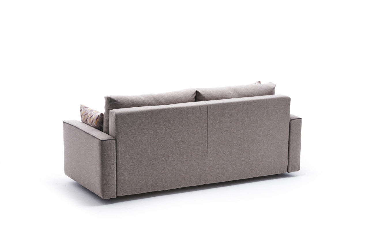 Ece - Kräm 3-sits sängsoffa
