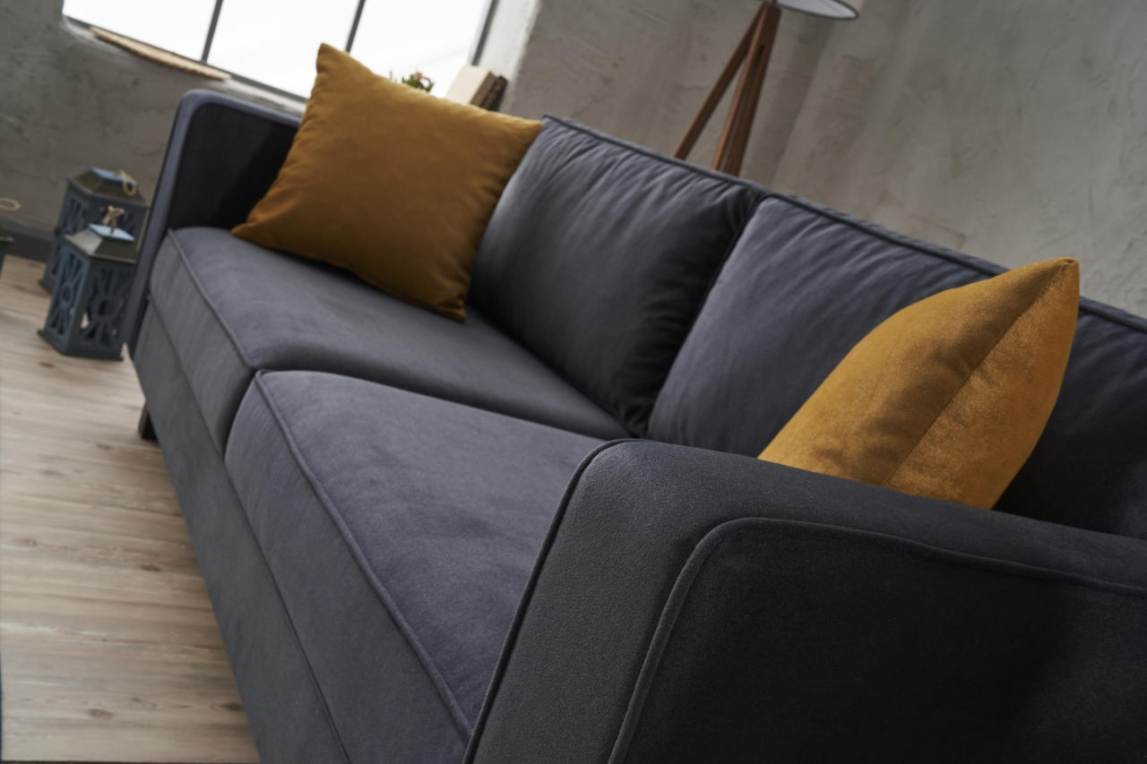 Kale Velvet - Antracit 2-sits soffa