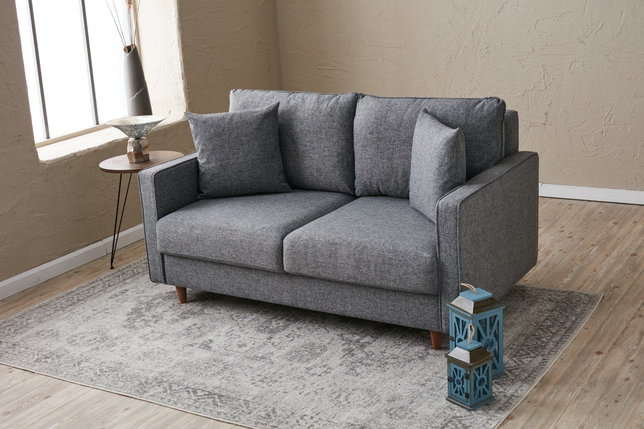 Eva - Grå 2-Sits Soffa