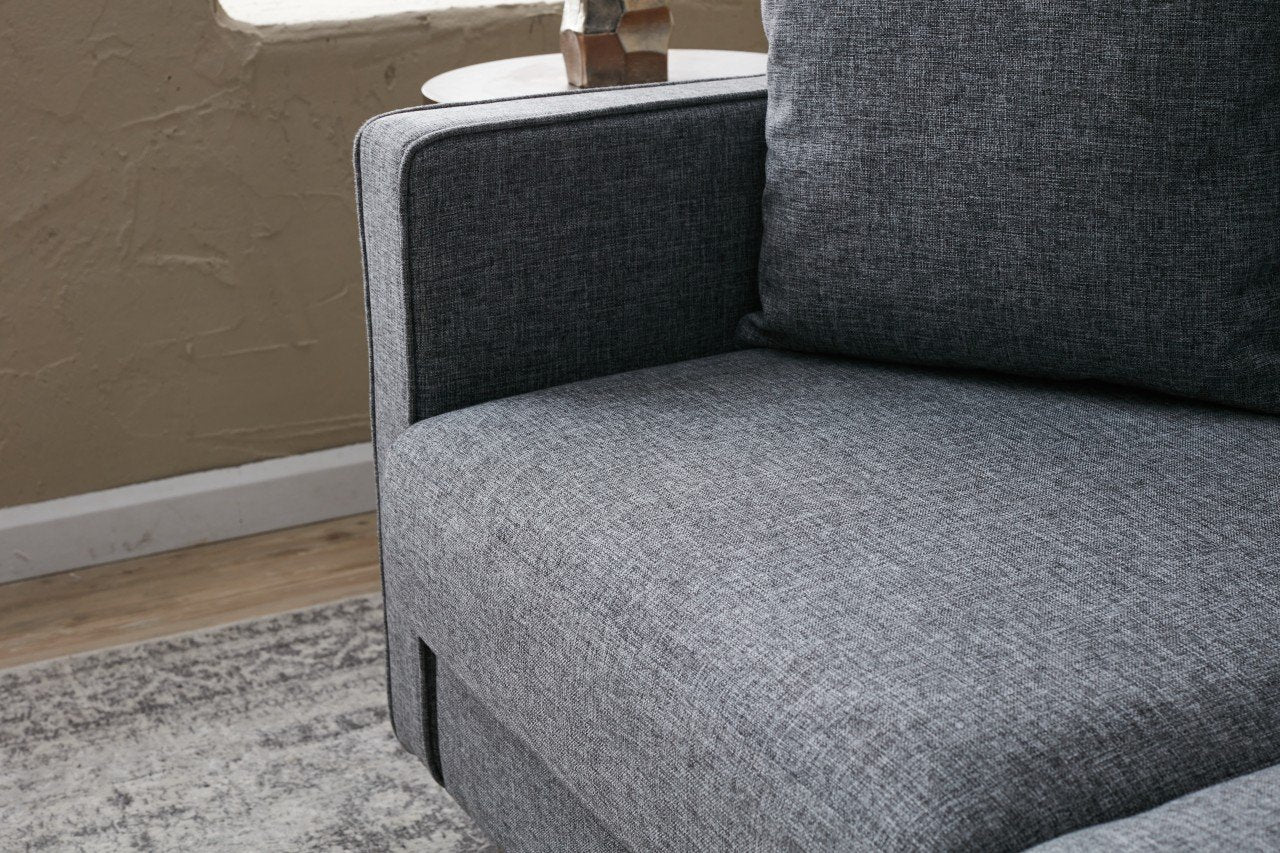 Eva - Grå 2-Sits Soffa