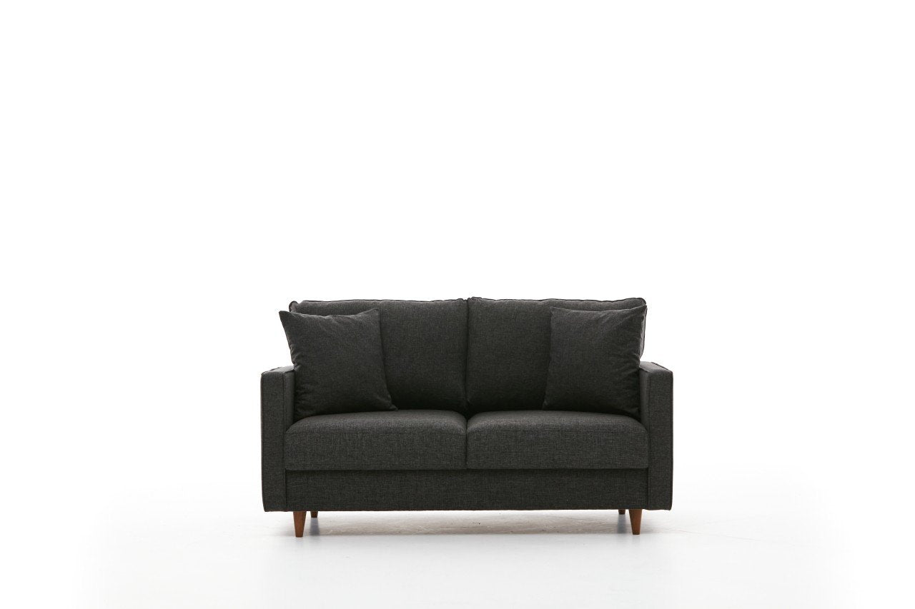 Eva - Antracit 2-Sits Soffa