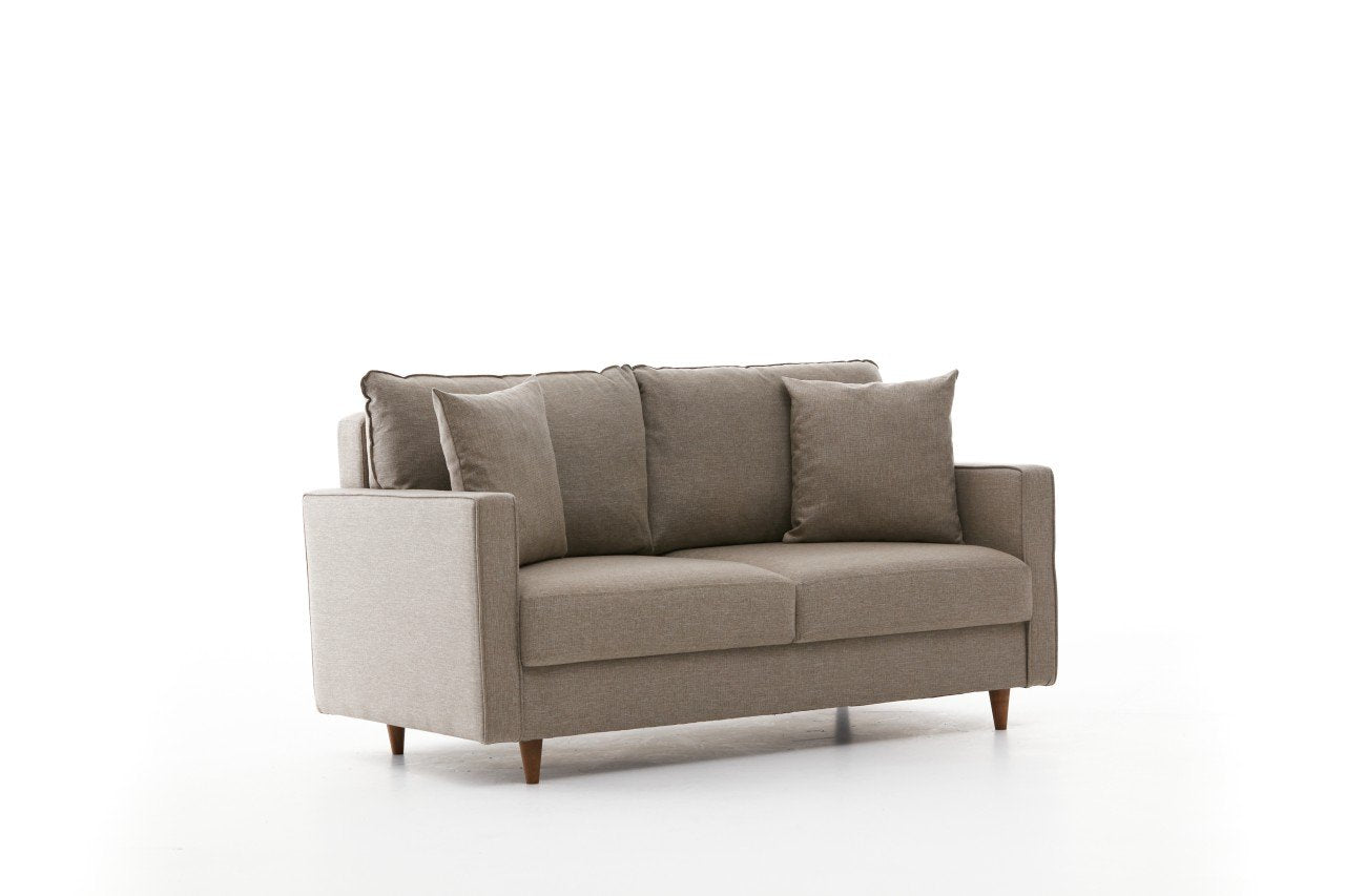 Eva - Grädd 2-Sits Soffa