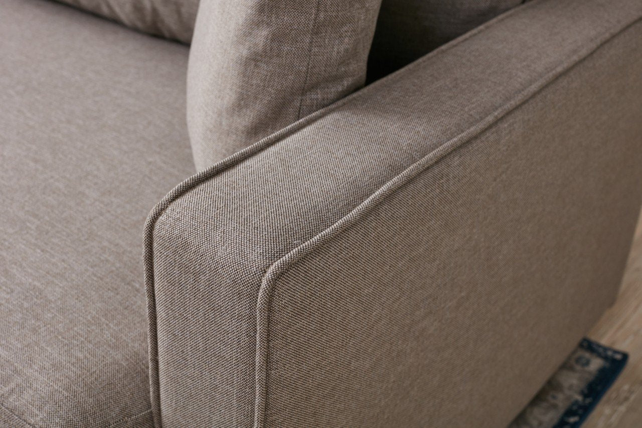 Eva - Grädd 3-Sittsoffa