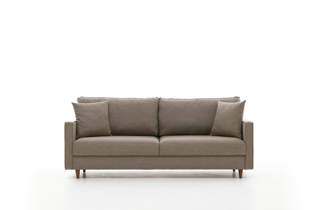 Eva - Grädd 3-Sittsoffa