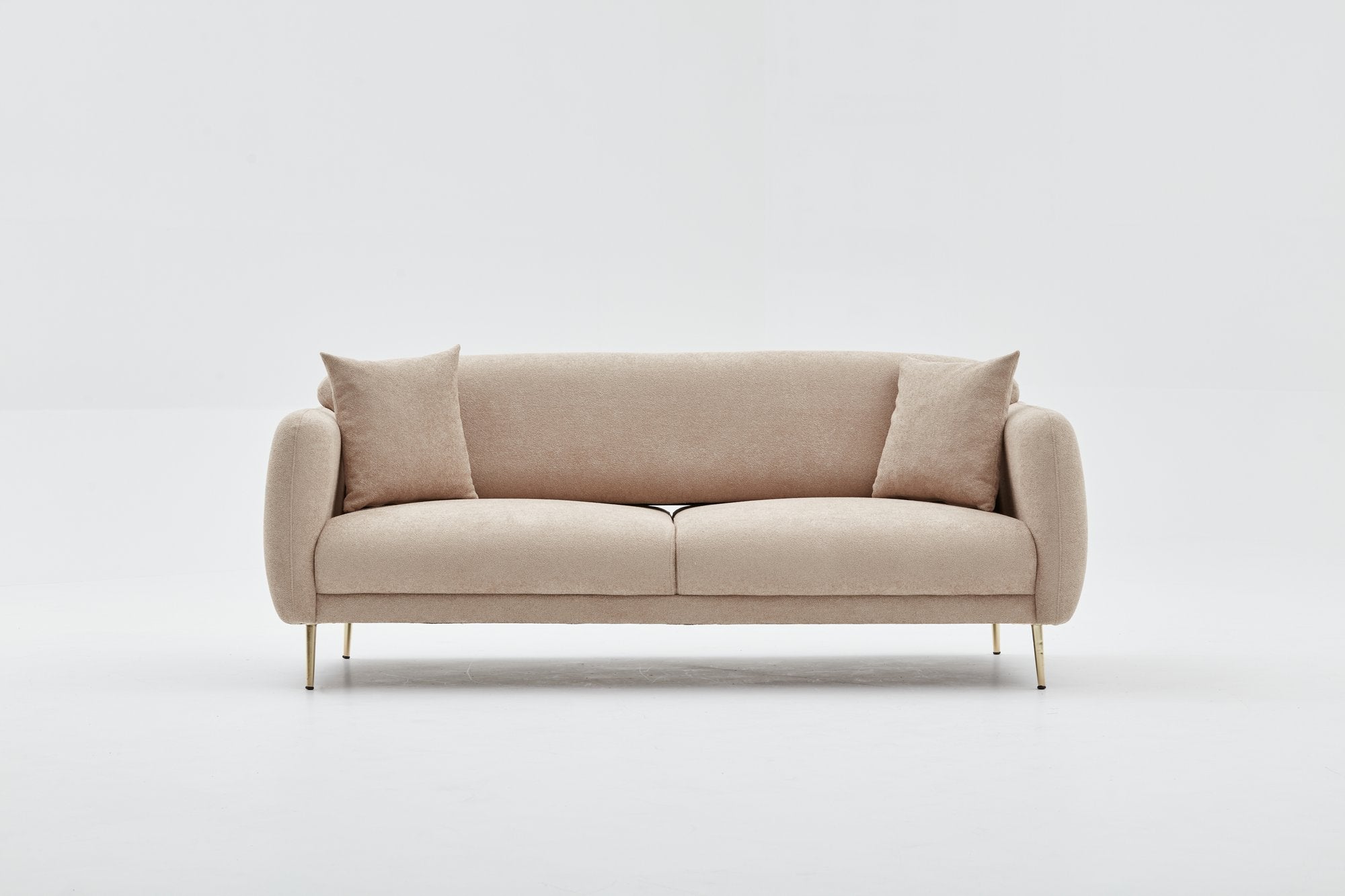 Simena - Beige 3-sits Soffa-Bädd