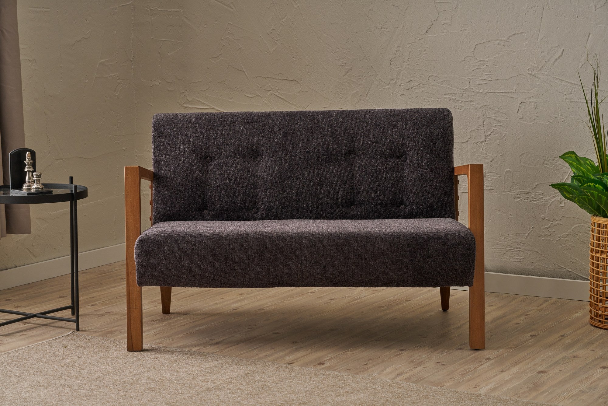 Kemer - Antracit 2-Sits Soffa
