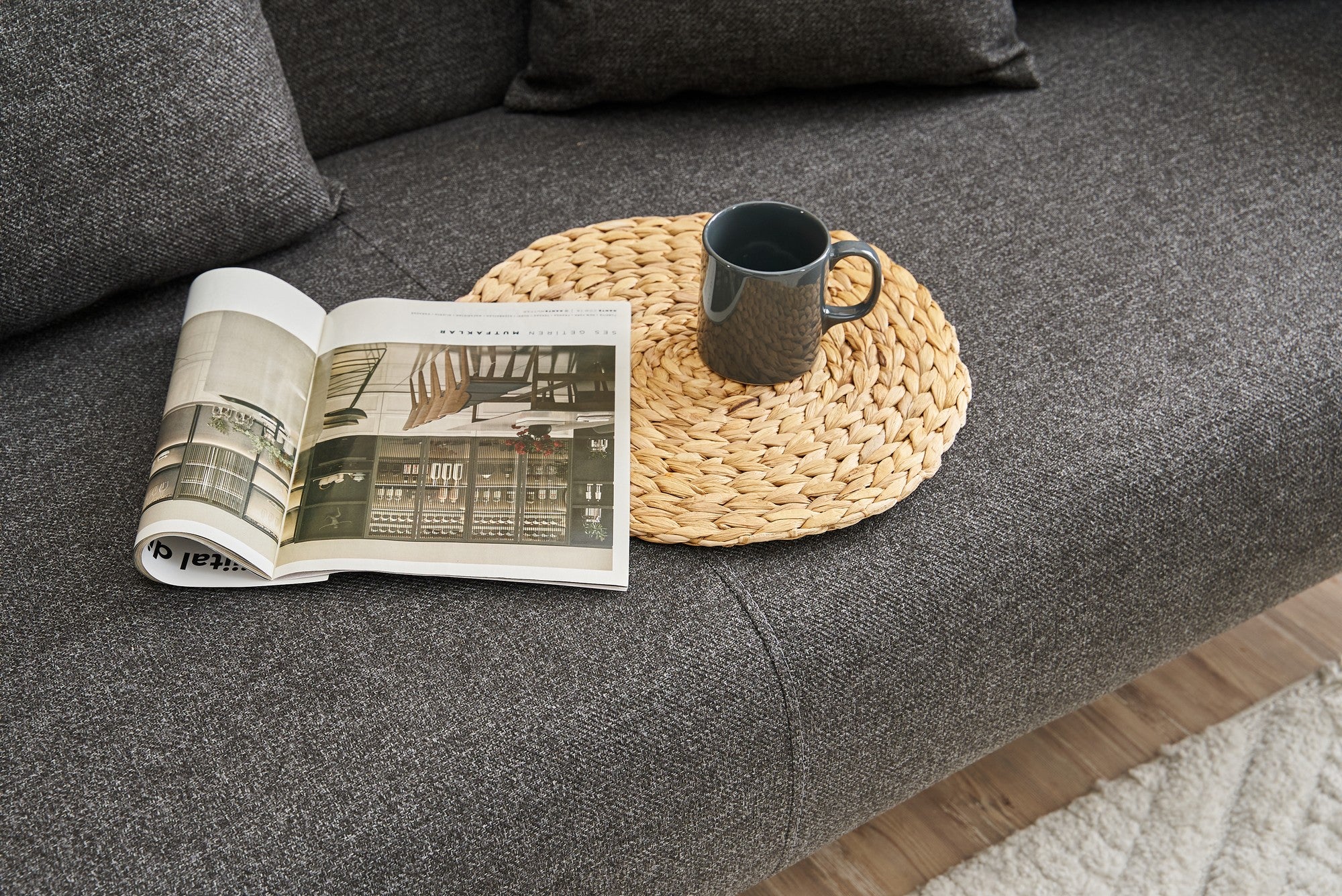 Revos - Antracit 3-Sits Soffa