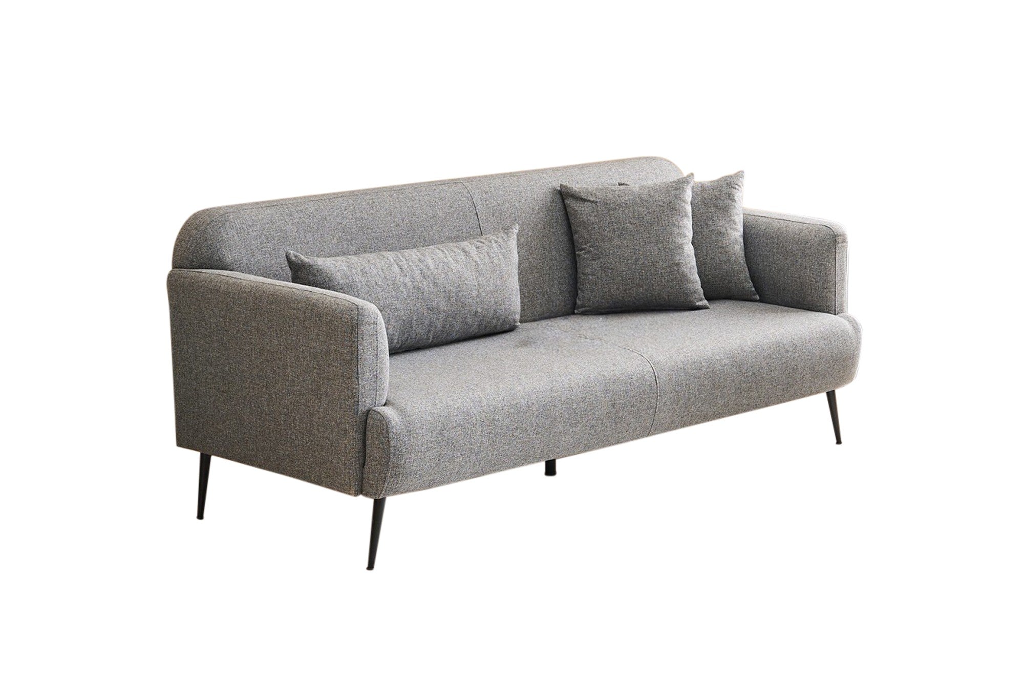Revos - Grå 3-Sits Soffa