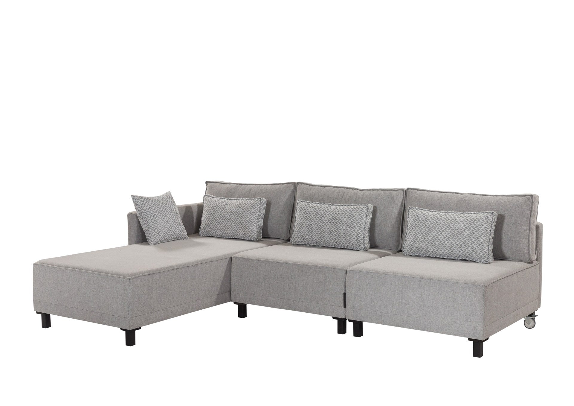 Matris Left - Grey Corner Sofa-Bed