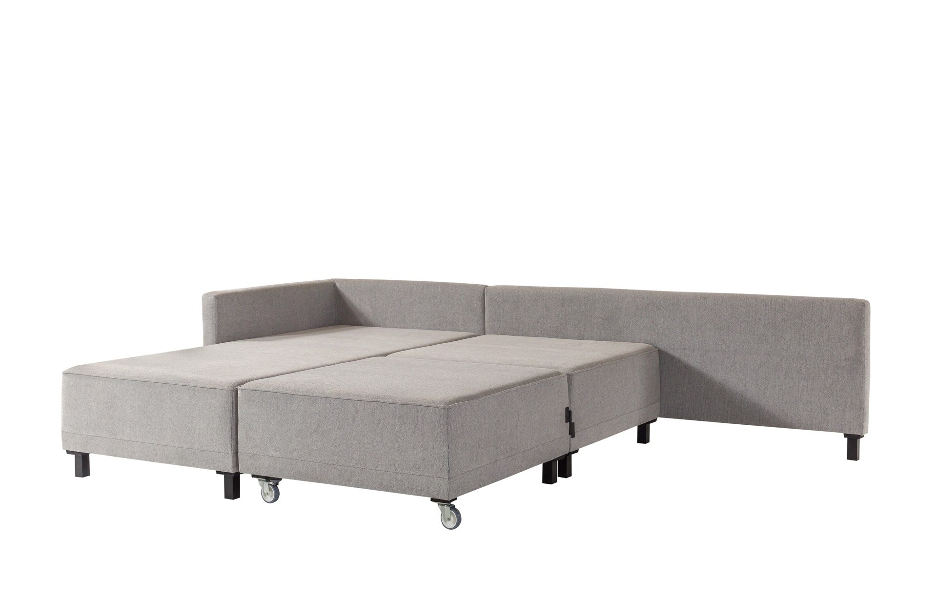 Matris Left - Grey Corner Sofa-Bed