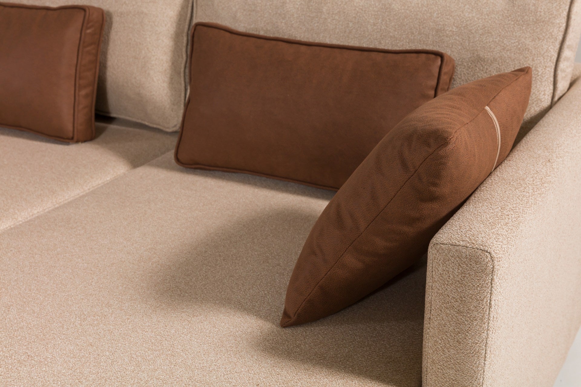 Matris Right - Brown Corner Sofa-Bed