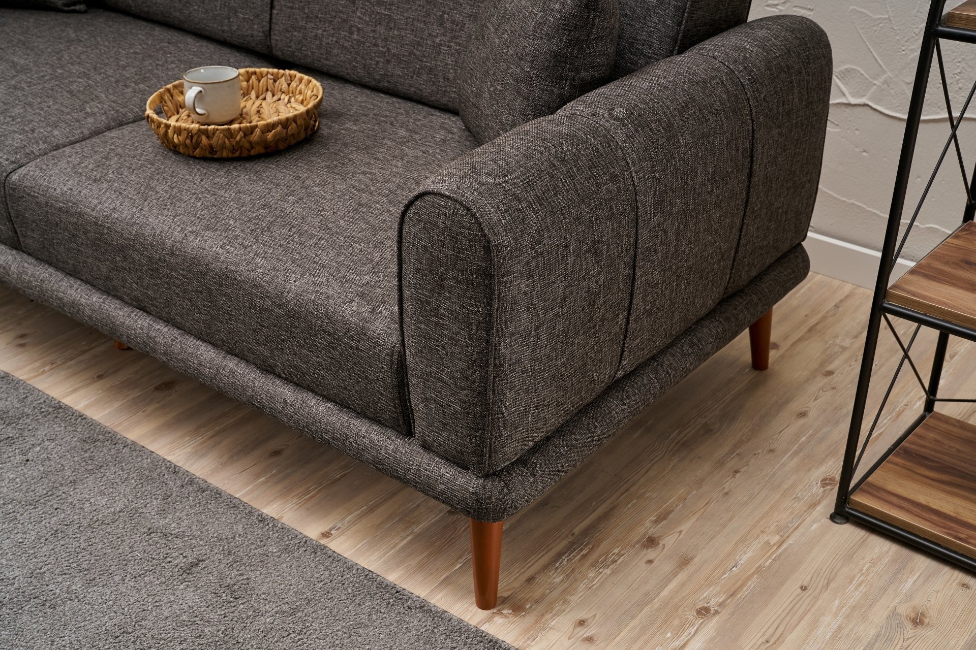 Seren - Antracit 3-Sits Soffa