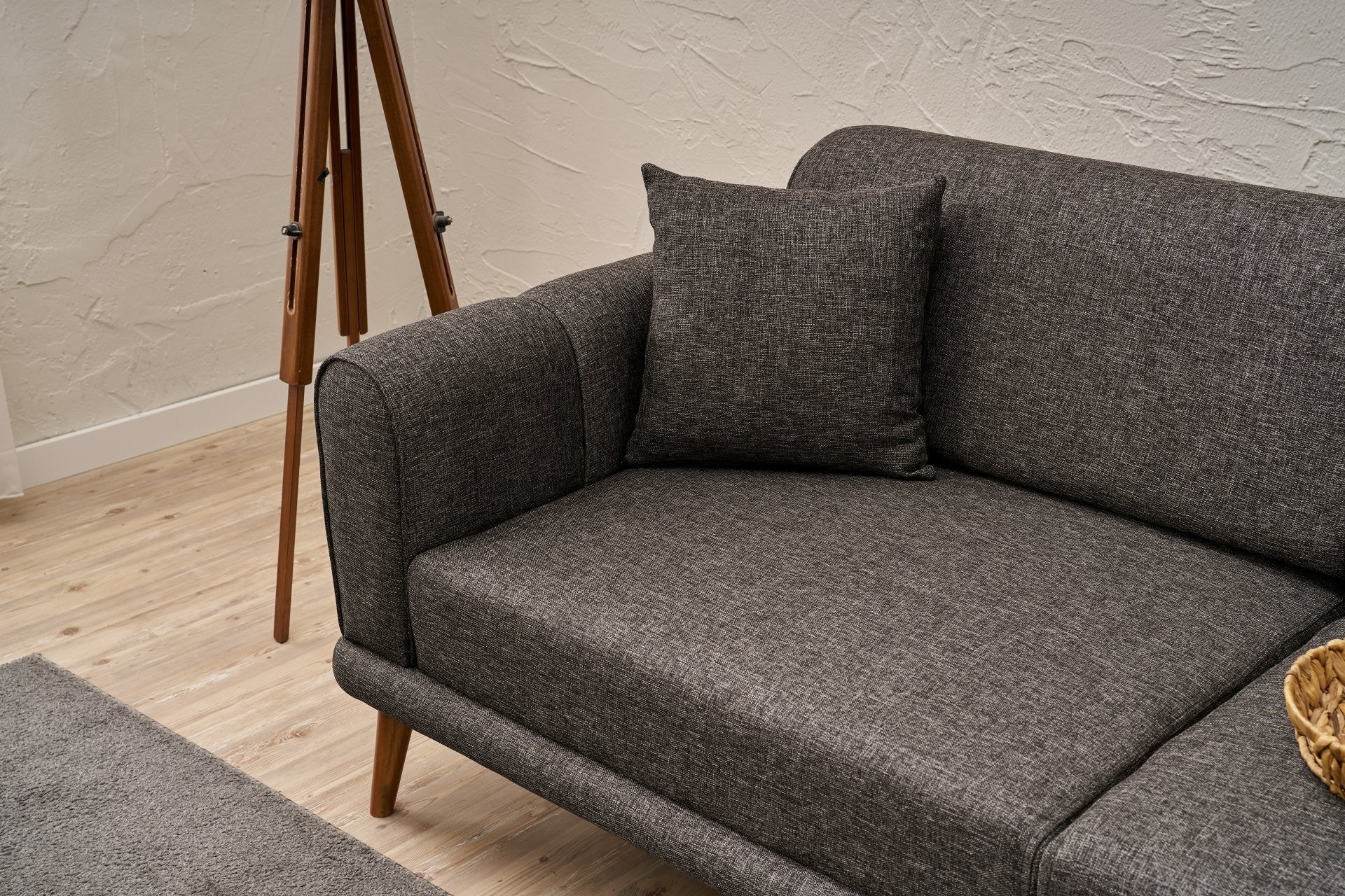 Seren - Antracit 3-Sits Soffa