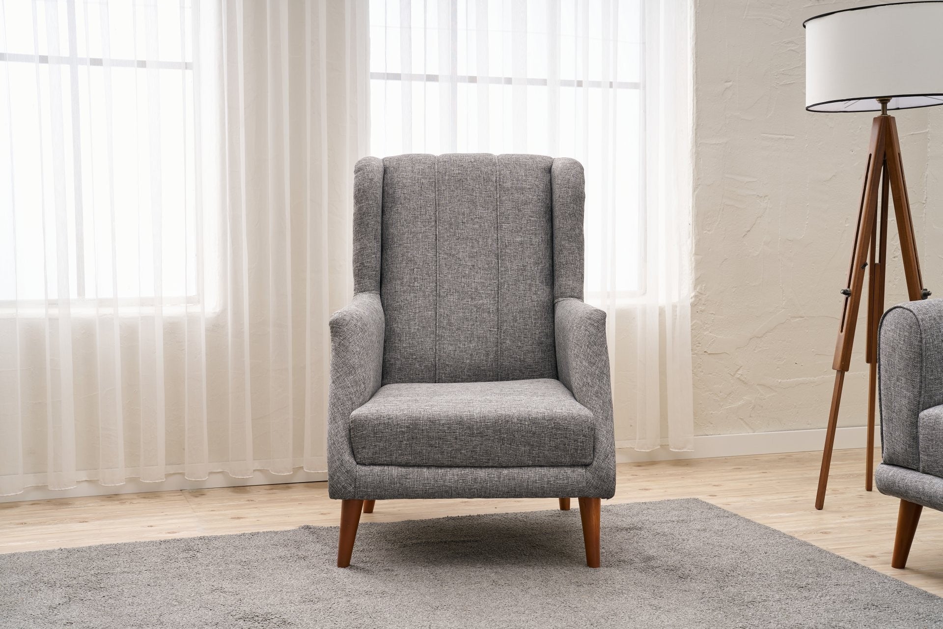 Seren - Grå 1-Sittsoffa