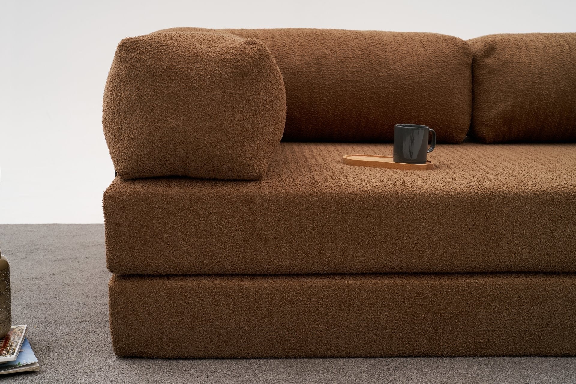 Comfort Mini - Brun Hörnsoffa