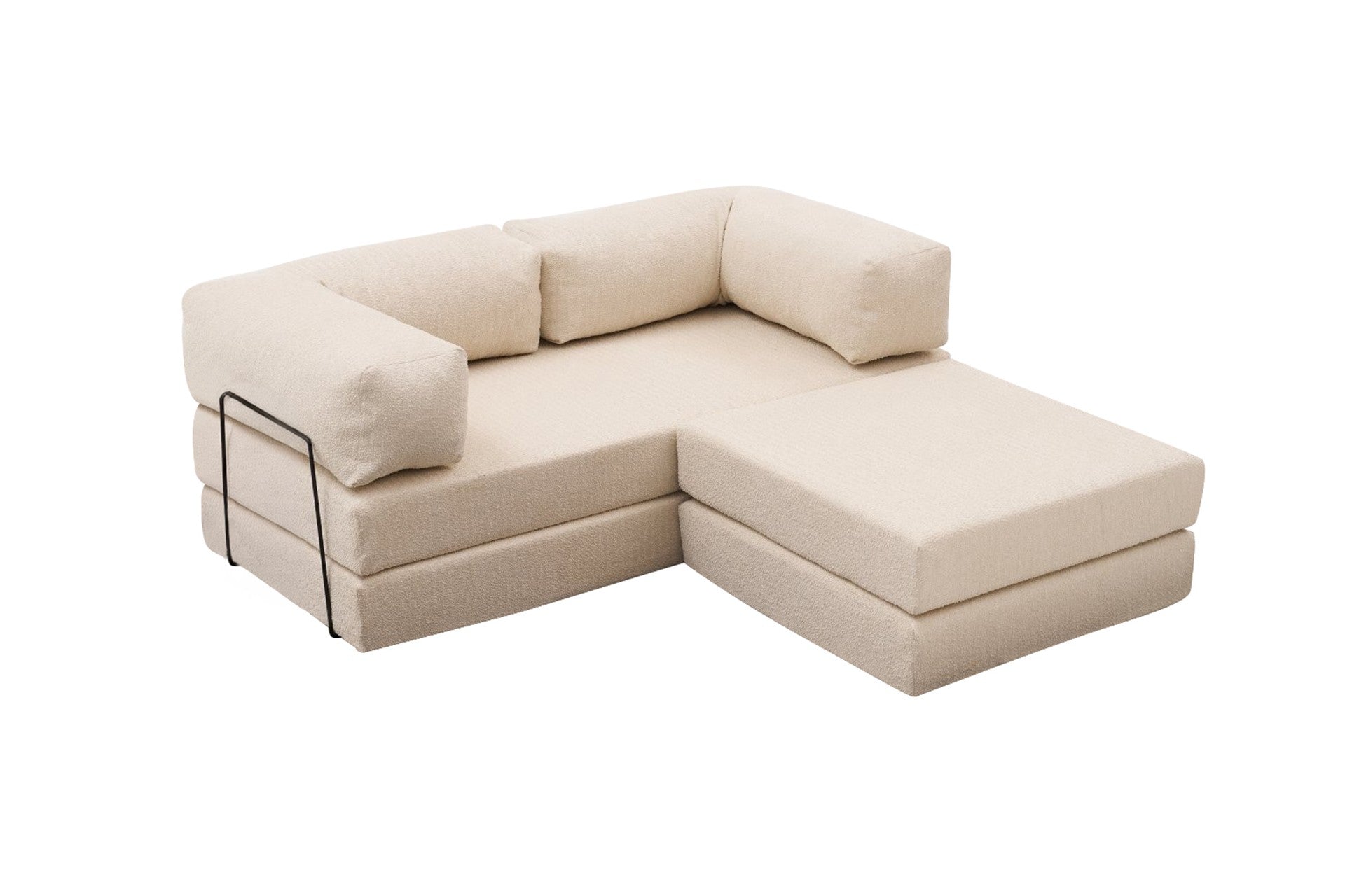 Comfort Mini - Kräm Hörnsoffa