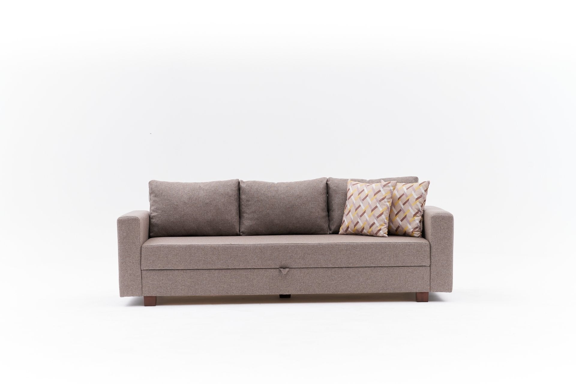 Aly Arzilla - Brun 3-sits Soffbed