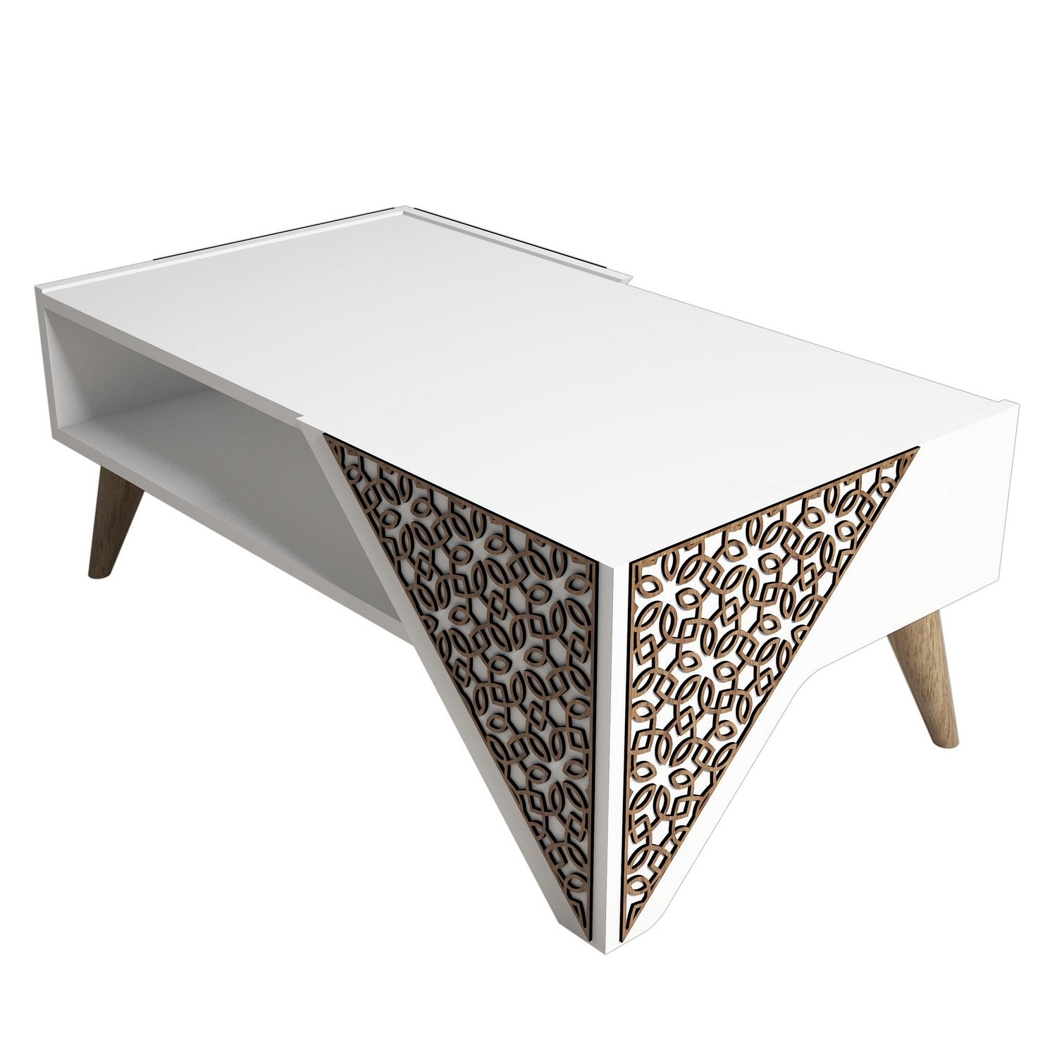Beril - Vit Kaffe Bord
