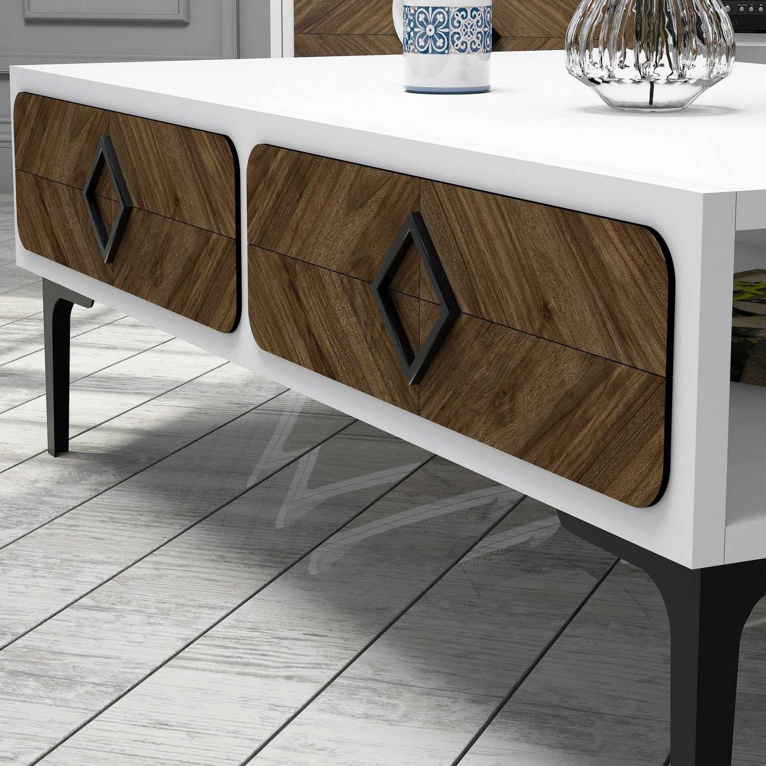 Samba - Vit Kaffe Bord