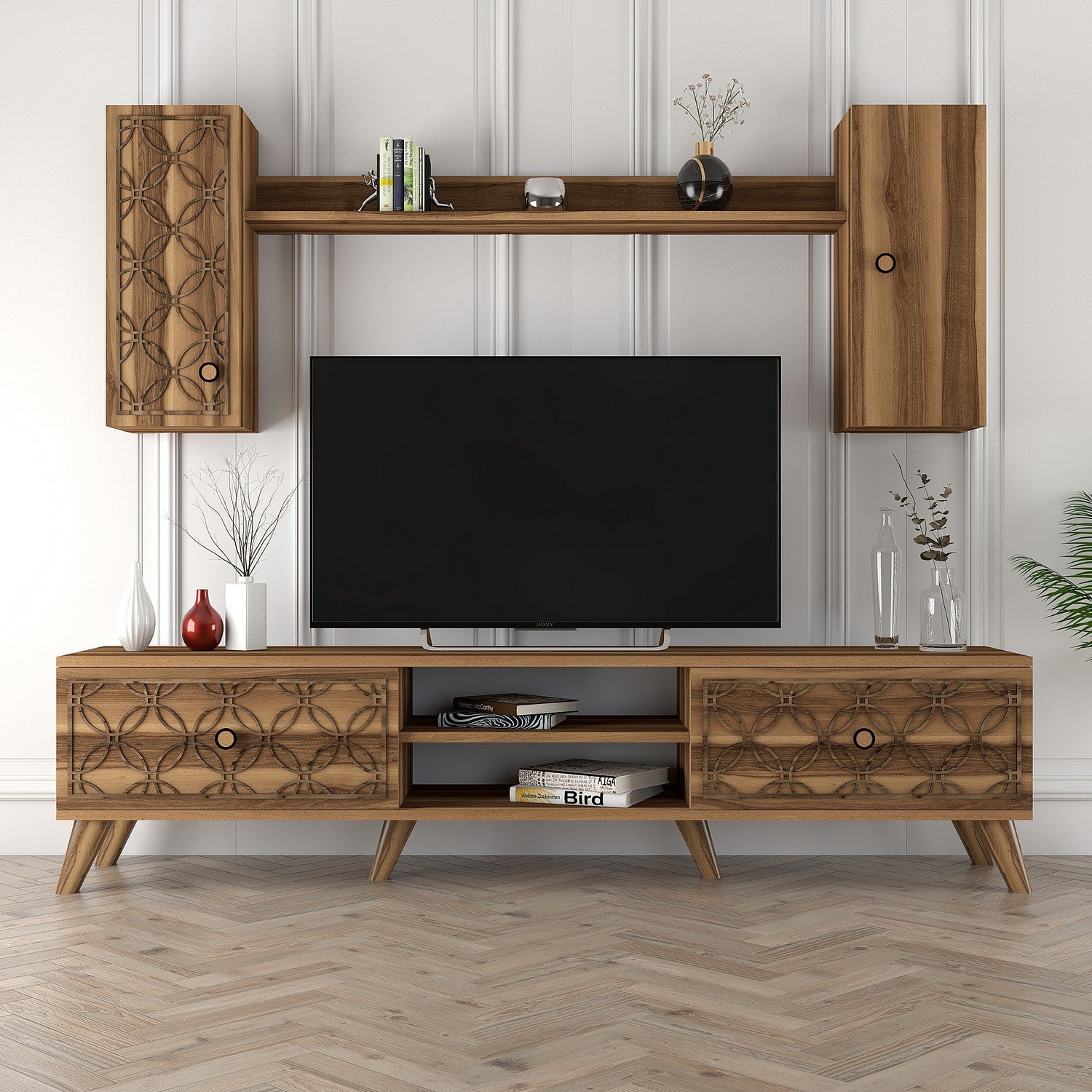 Class S - Valnöt TV-enhet