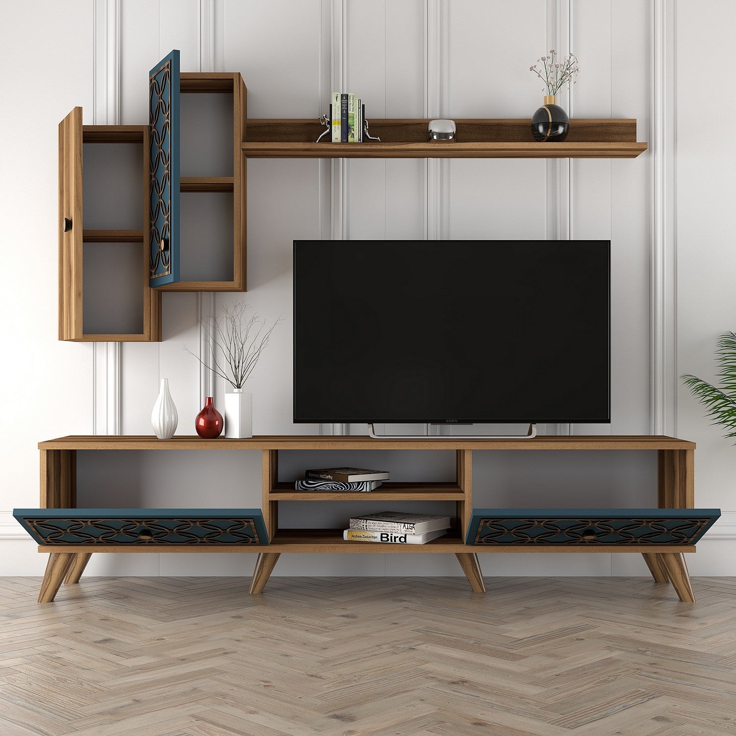Class S - Valnöt, Chalcedon TV-enhet