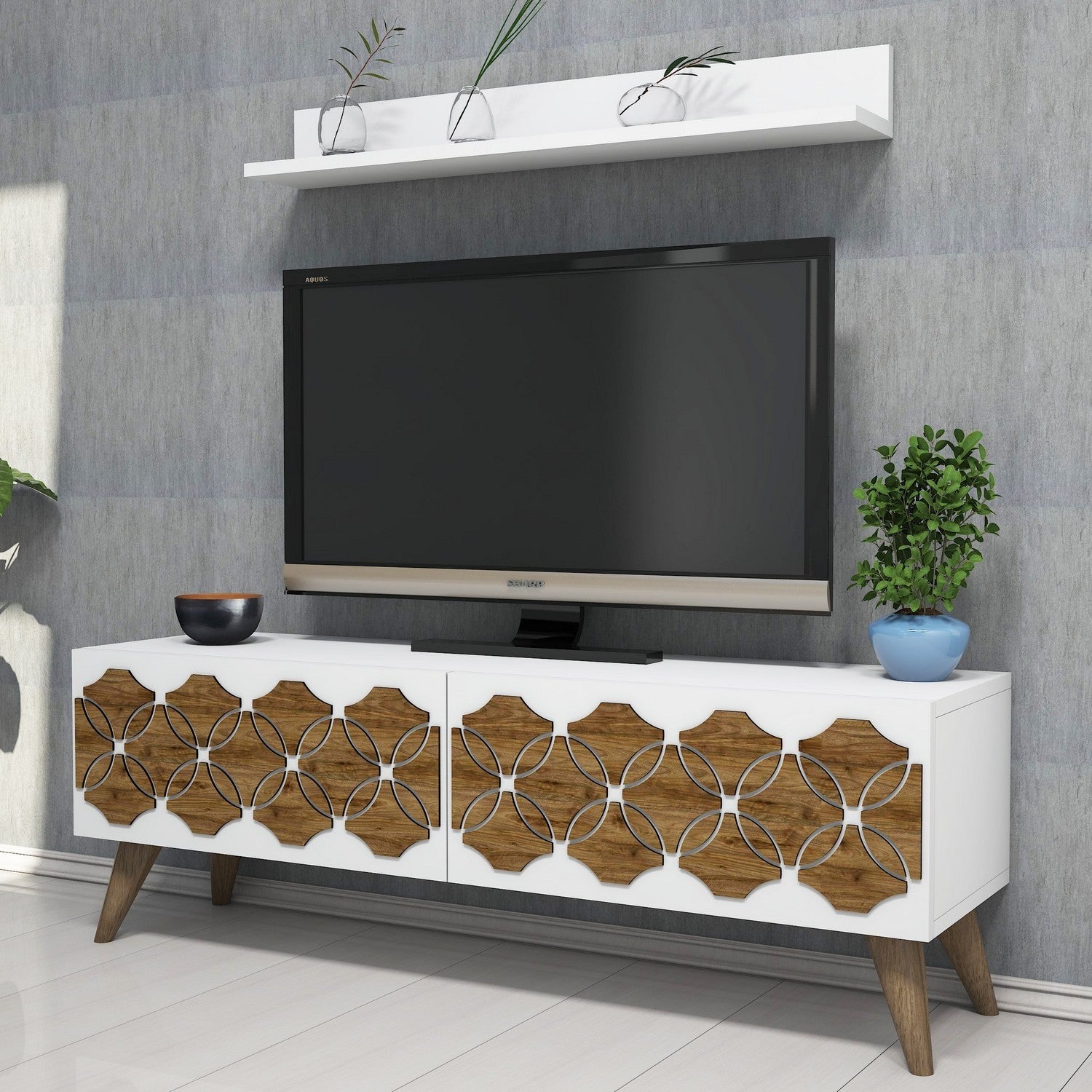 Nisan - Vit TV Enhet