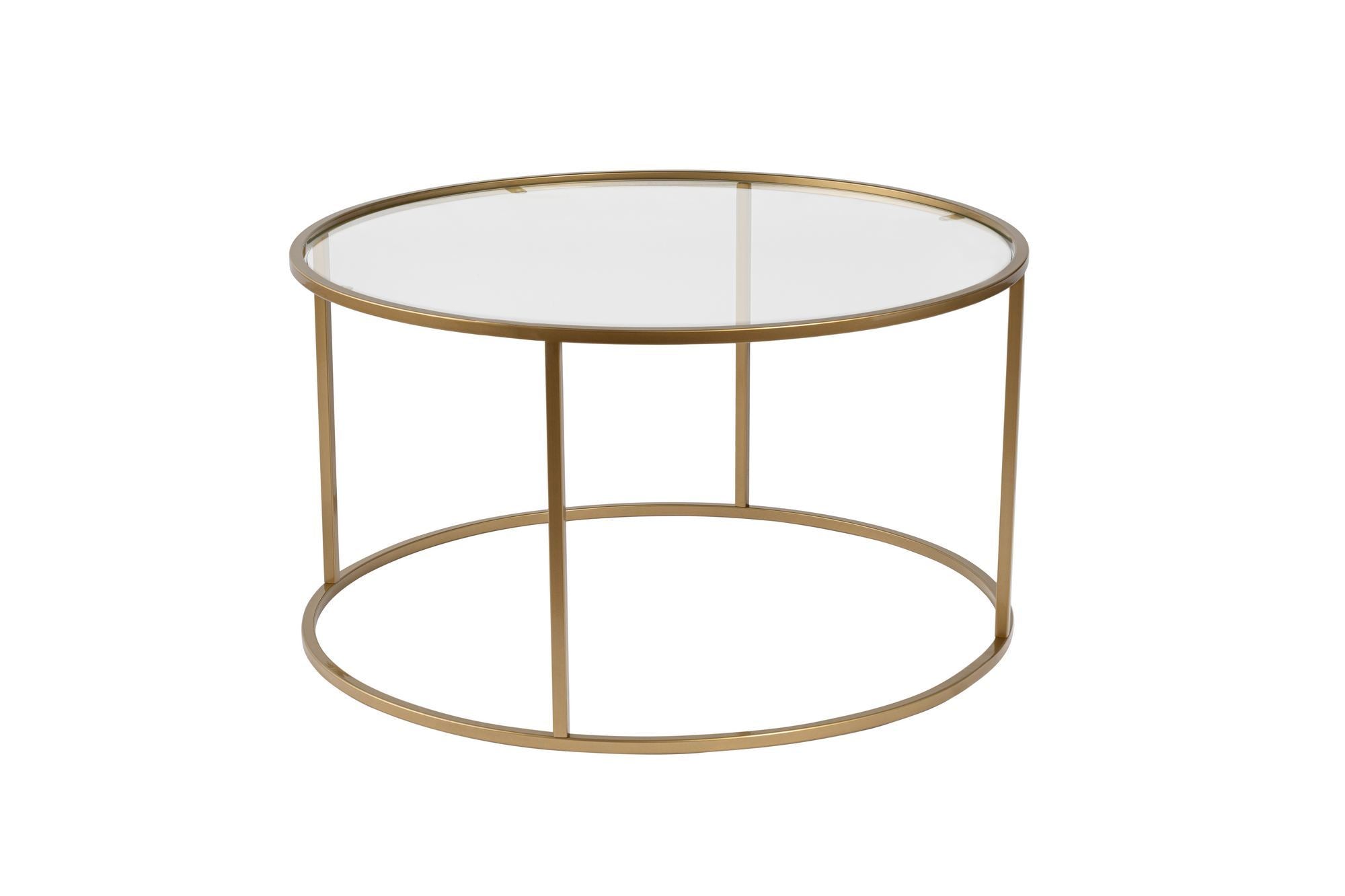 Aurum - 80 - Guld, Transparent Kaffe Bord