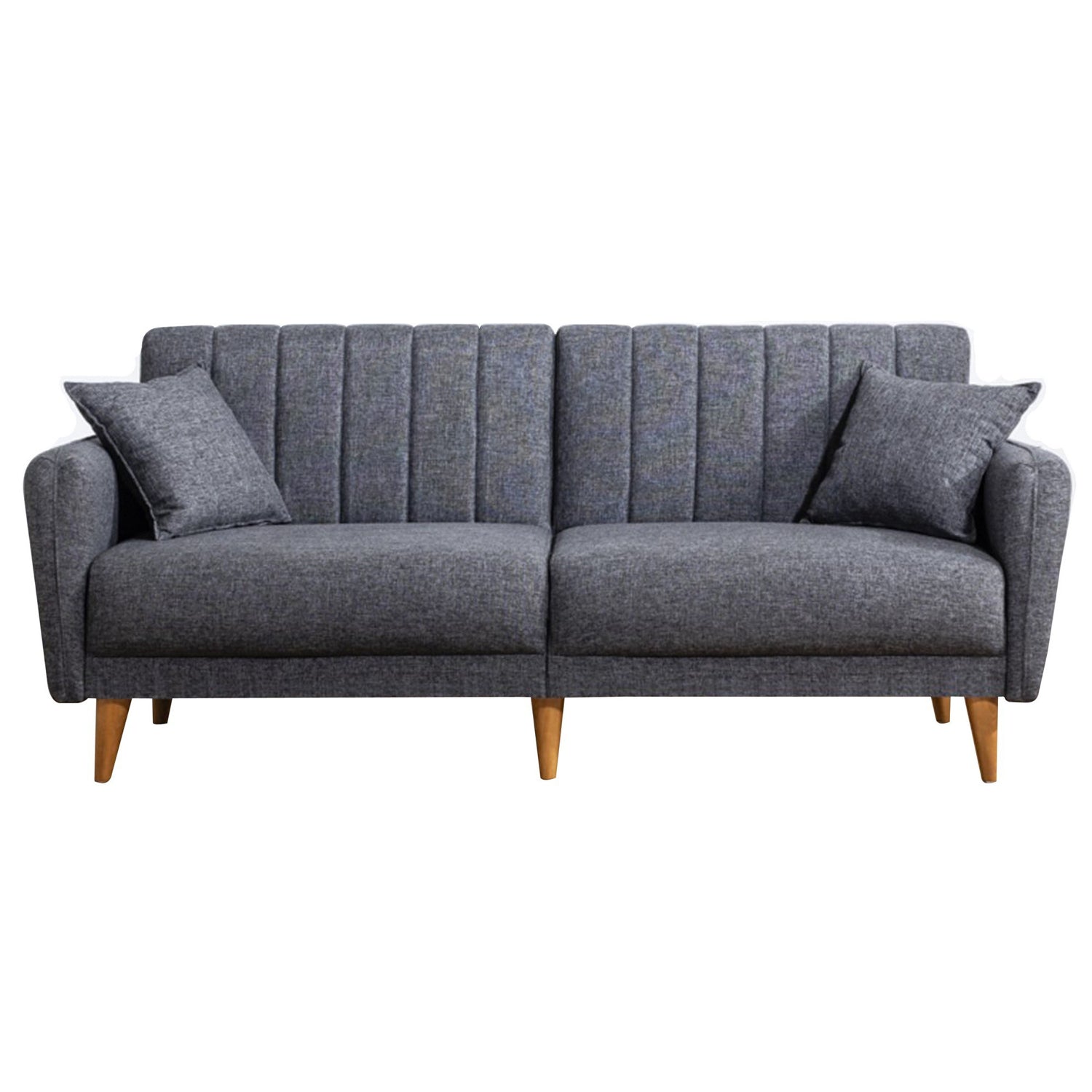 Aqua - Dark Grey 3-Seat Sofa-Bed