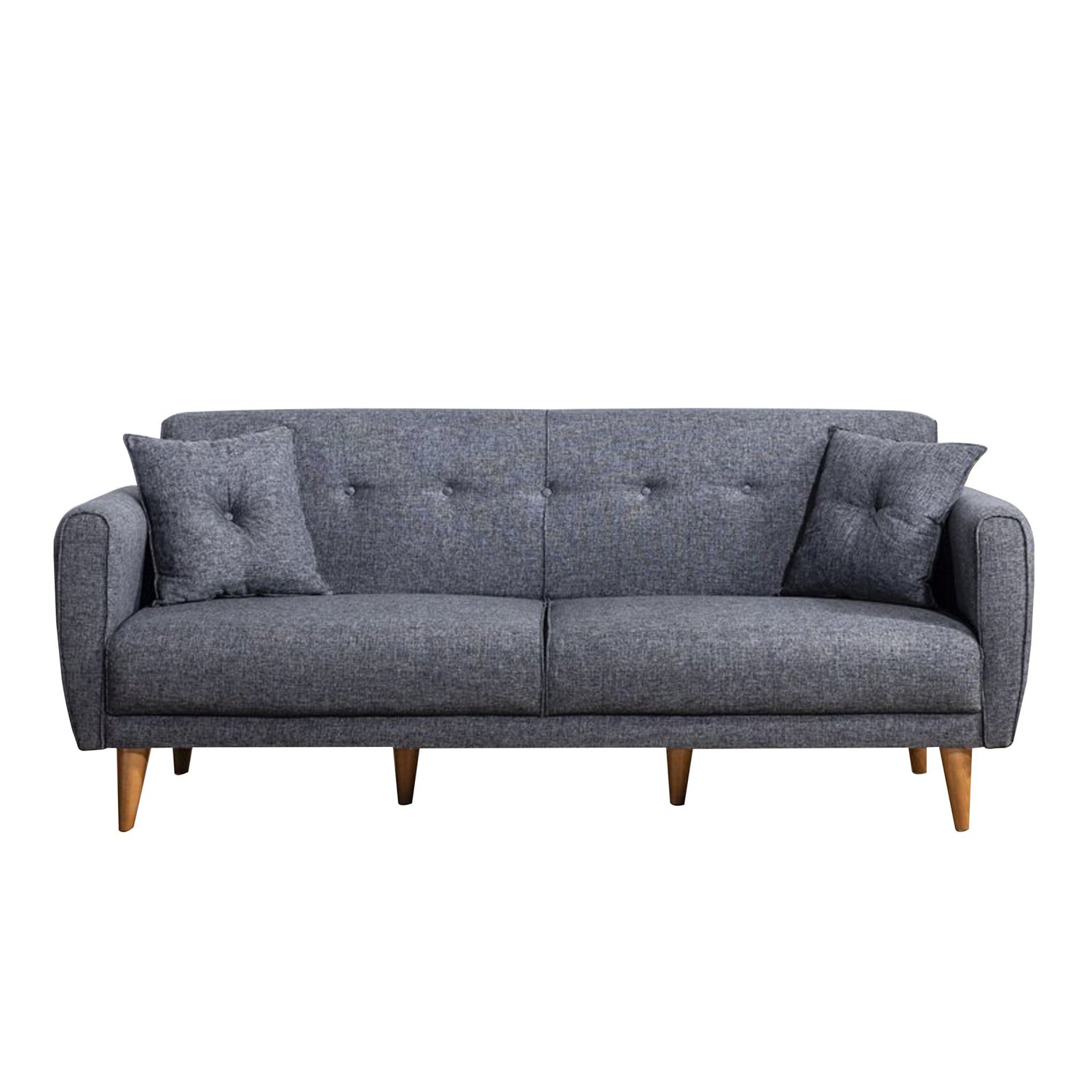 Aria - Mörkgrå 3-Sits Soffa-Bädd