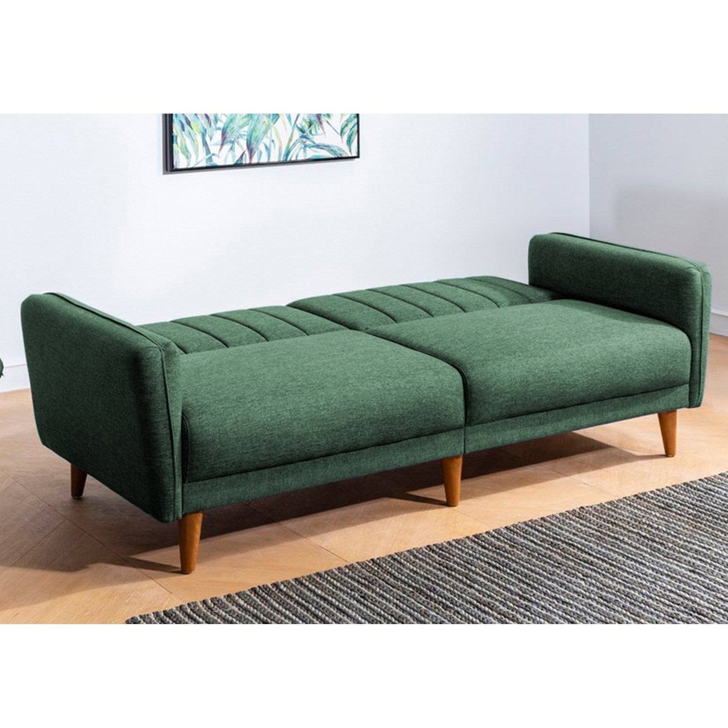 Aqua - Green 3-Seat Sofa-Bed