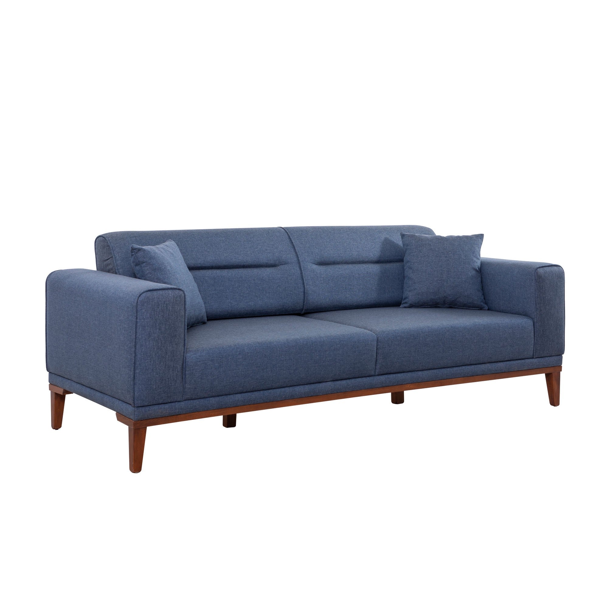Liones - Mörkblå 3-sits Soffa-säng