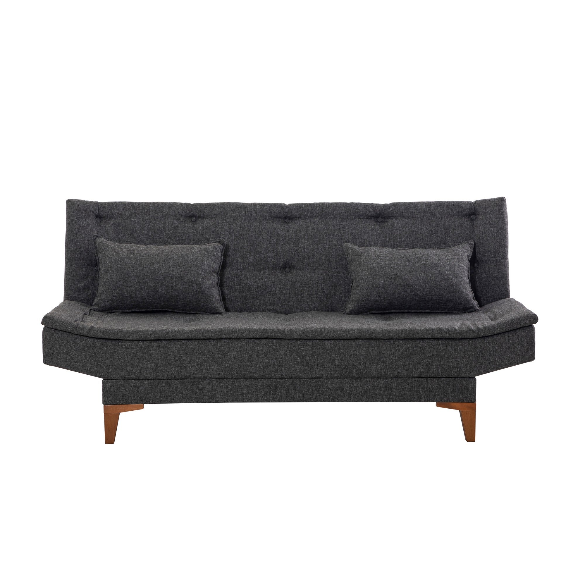 Santo - Antracit 3-Sits Soffa-Säng