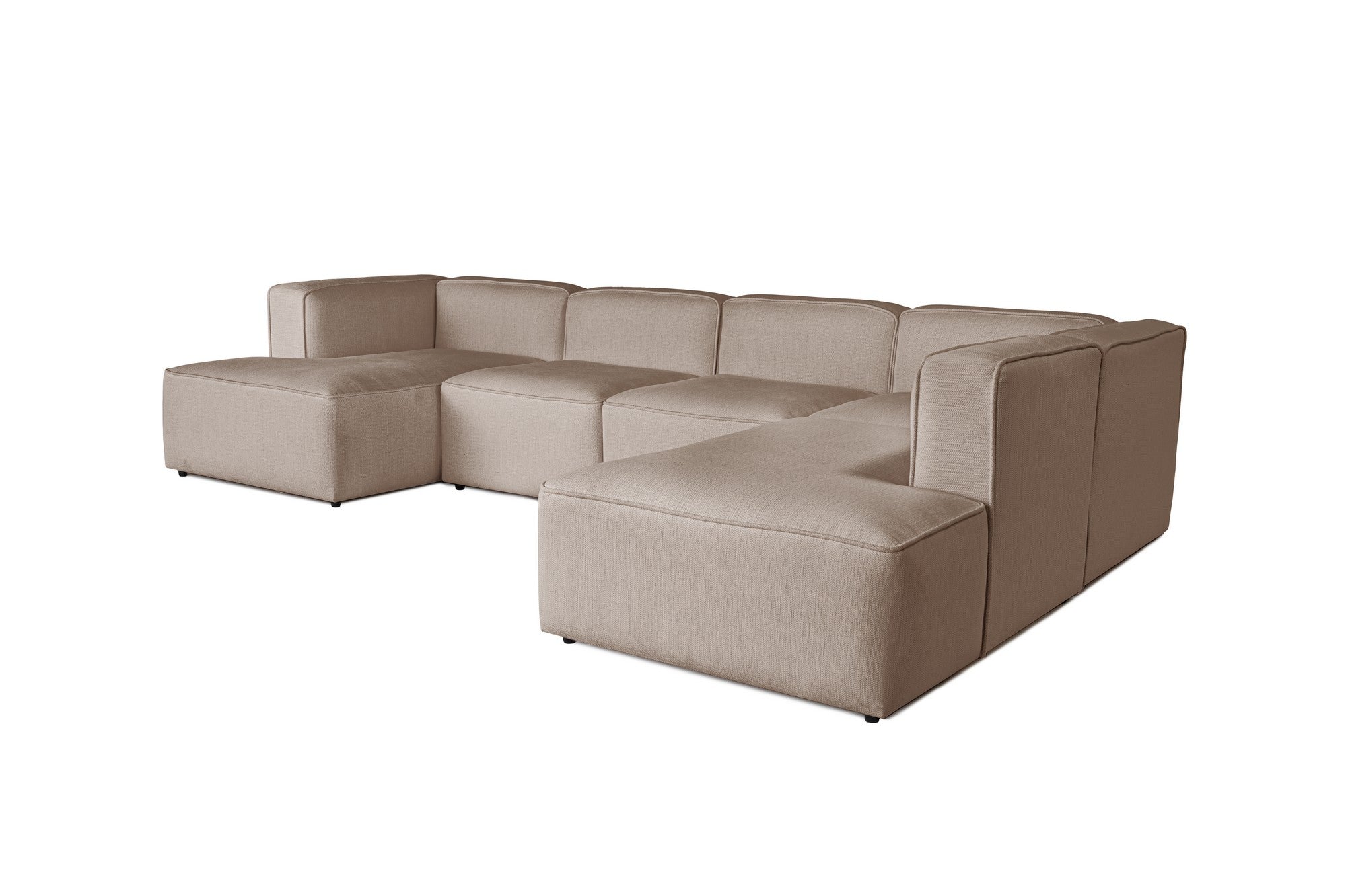More Pars (M5-M1-M1-M2-M3) - Cappuccino Hörnsoffa