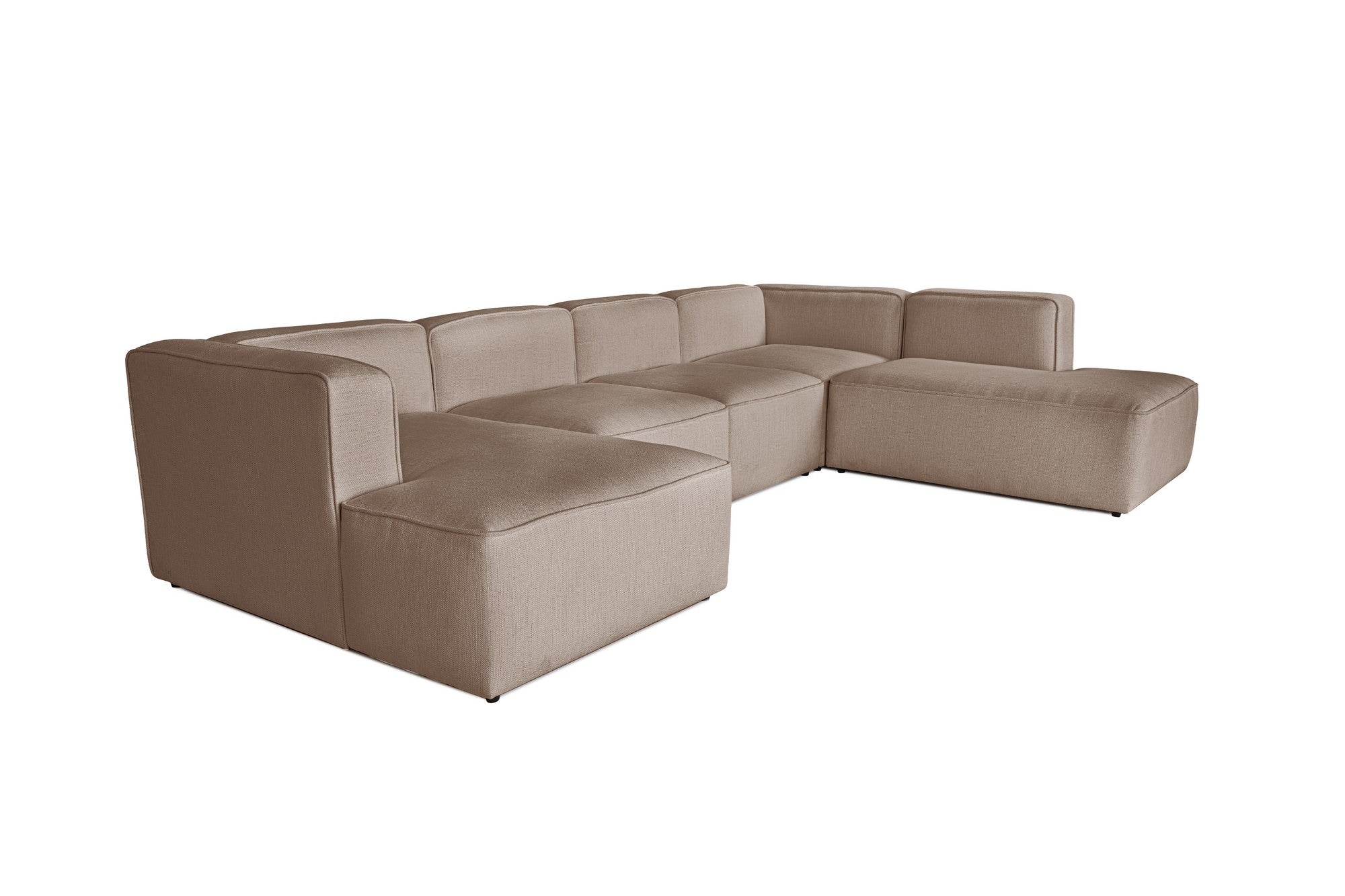 More Pars (M5-M1-M1-M2-M3) - Cappuccino Hörnsoffa