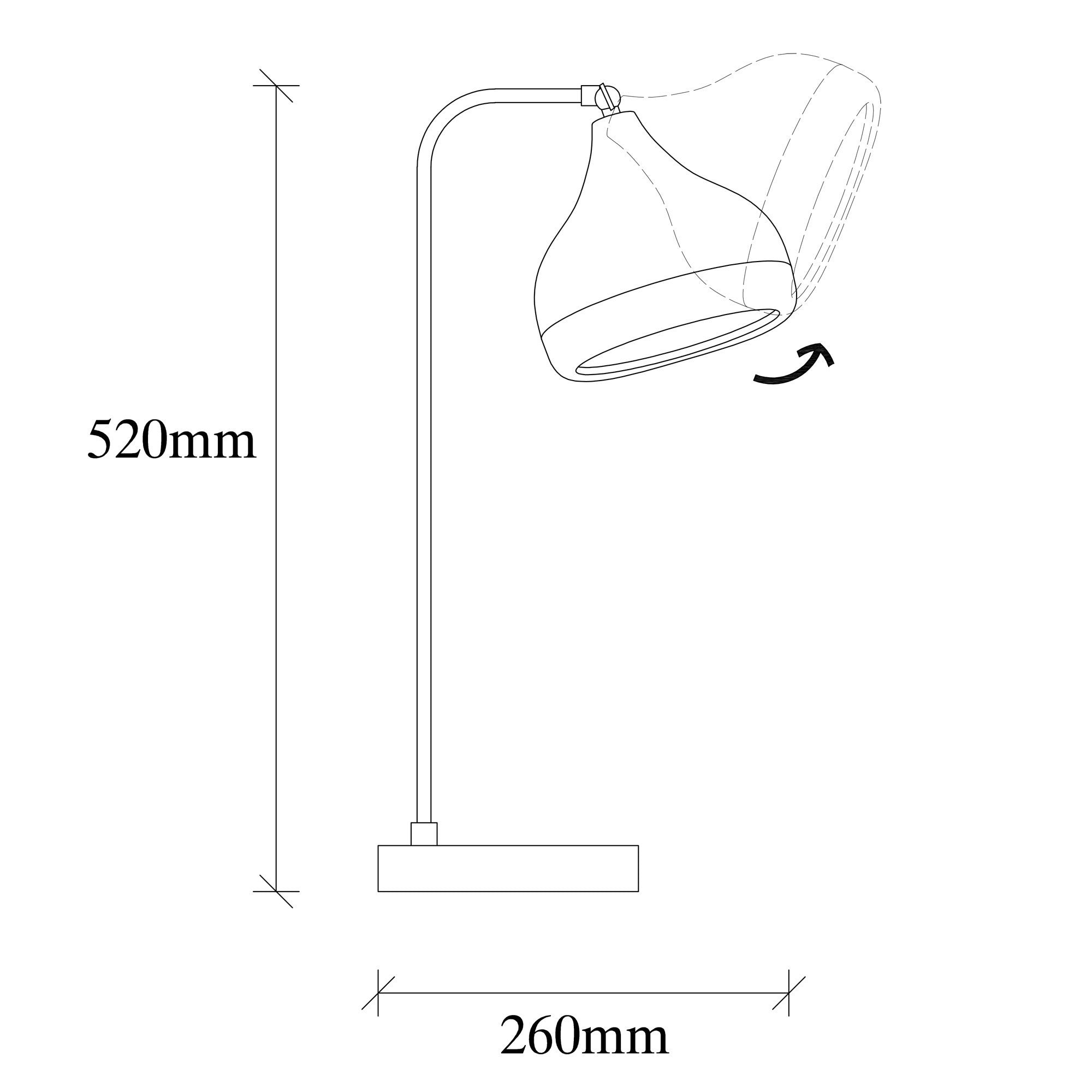 Yıldo - 6896 Bordslampa