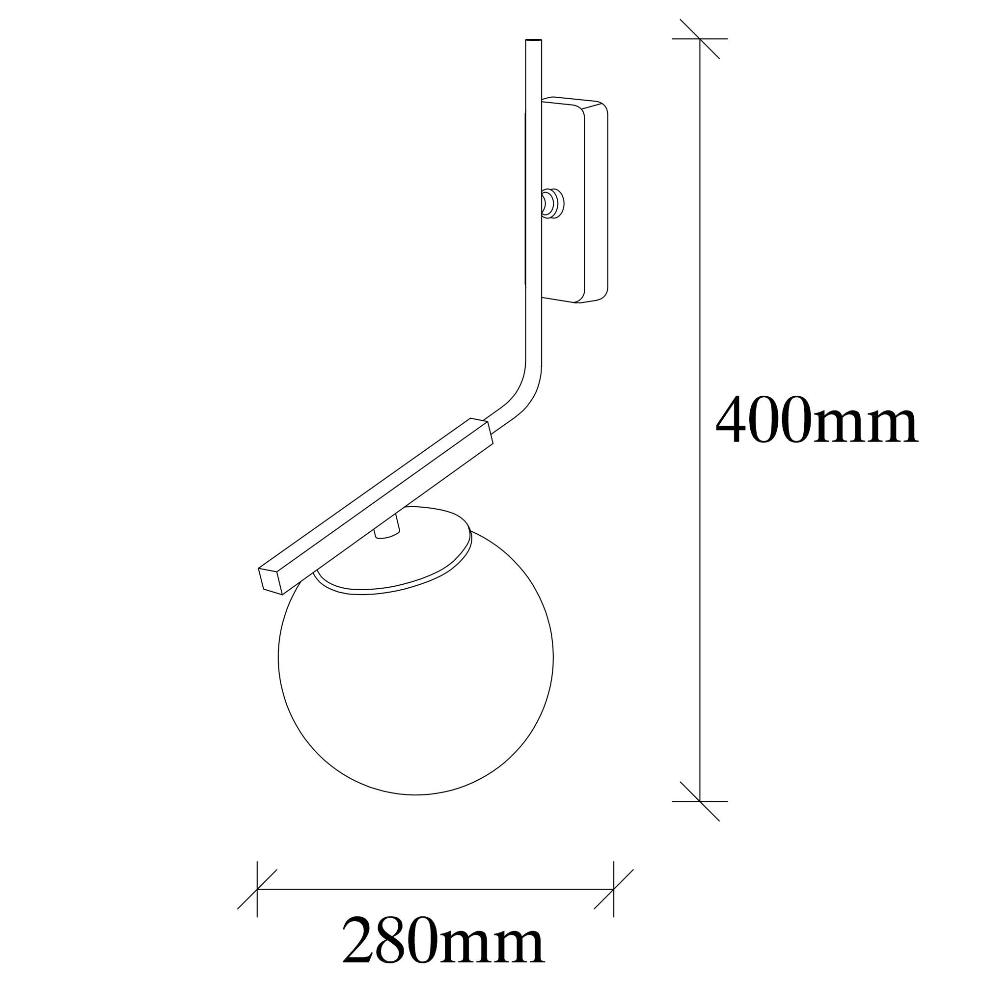 Yıldız - 4011 Vägglampa