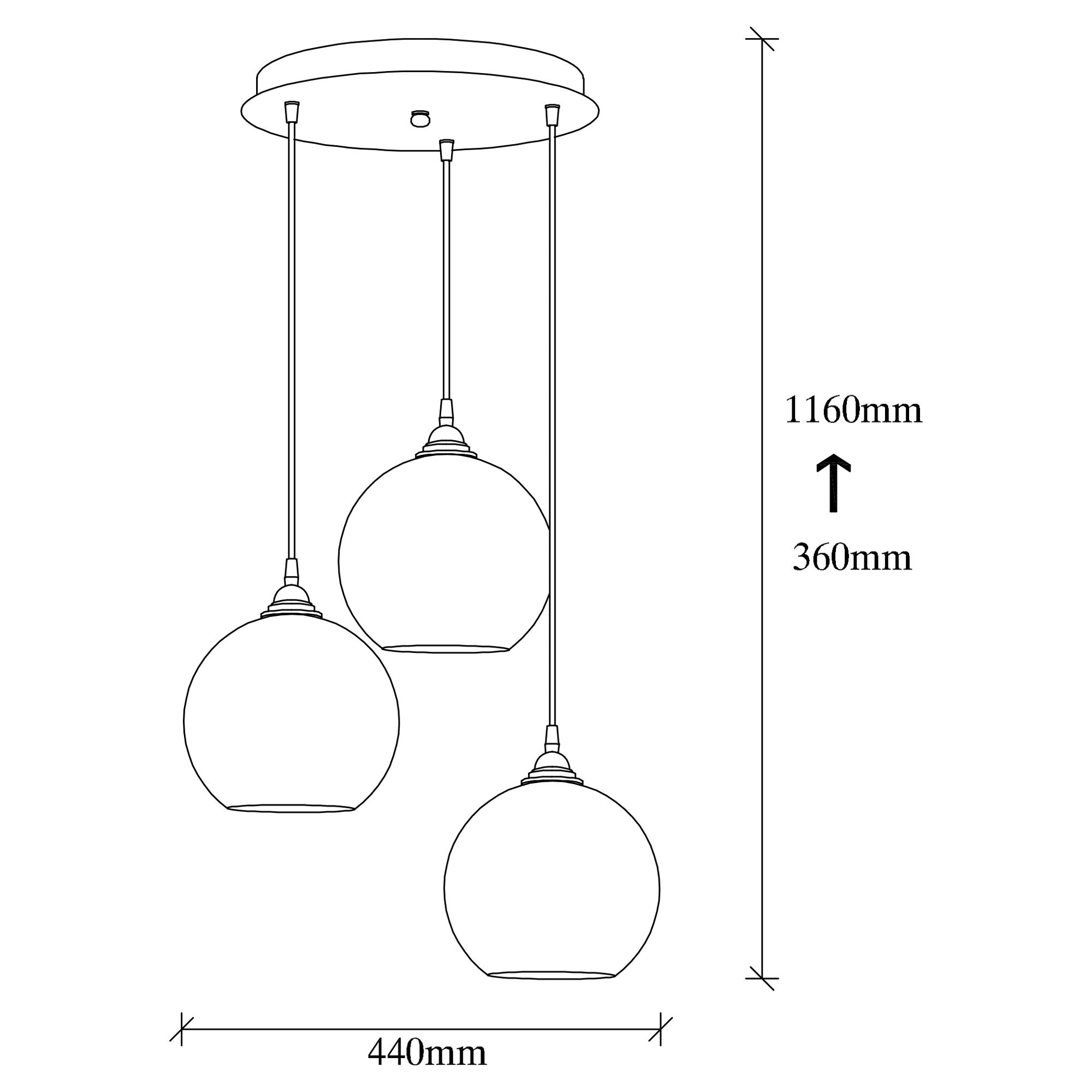 Guld - 021 Chandelier