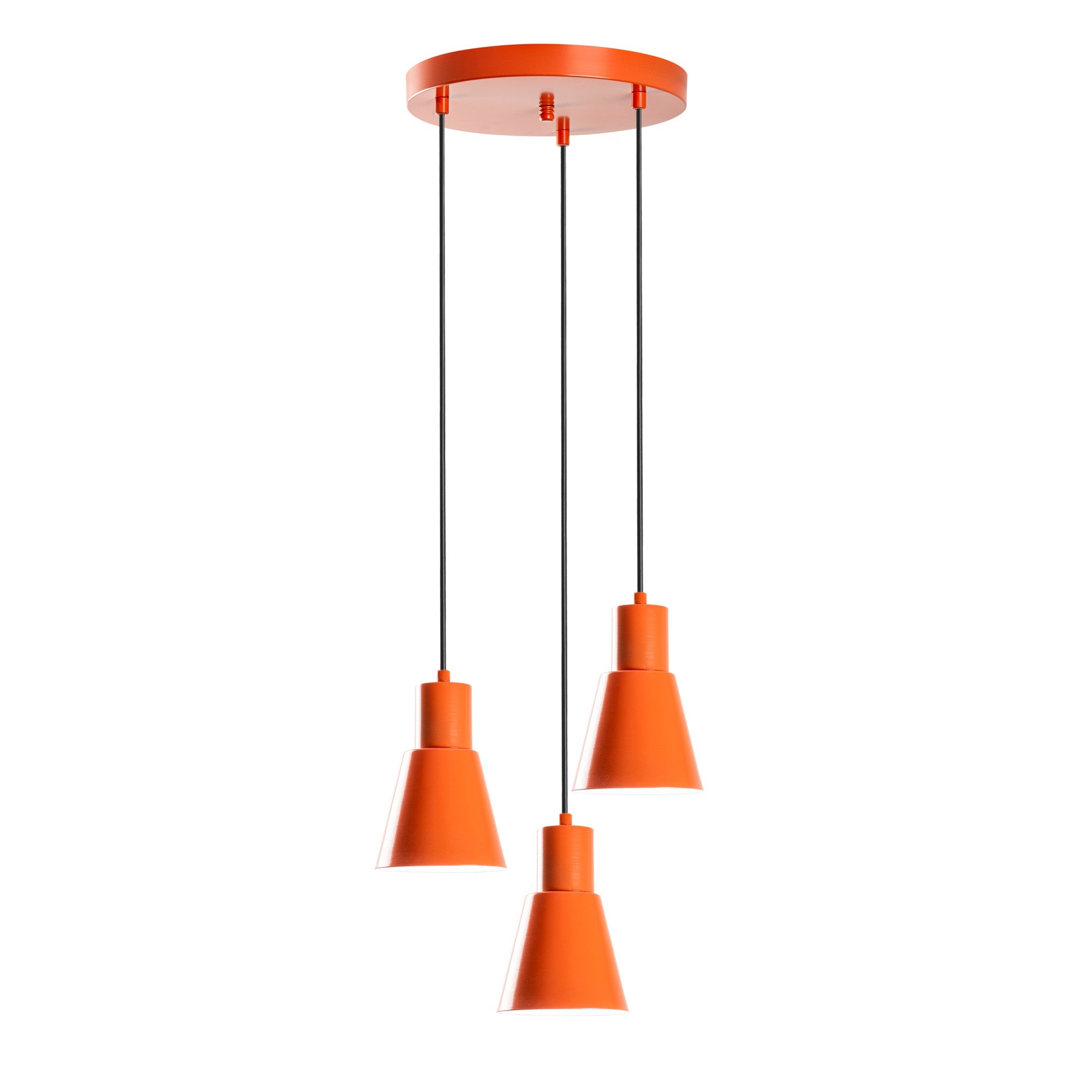 Konikkem - 6357 - 3 - Orange Chandelier