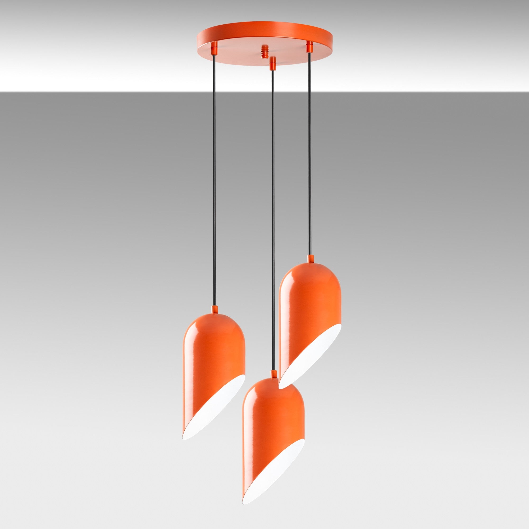 Kesik - 6176 - 3 - Orange Kandelaber